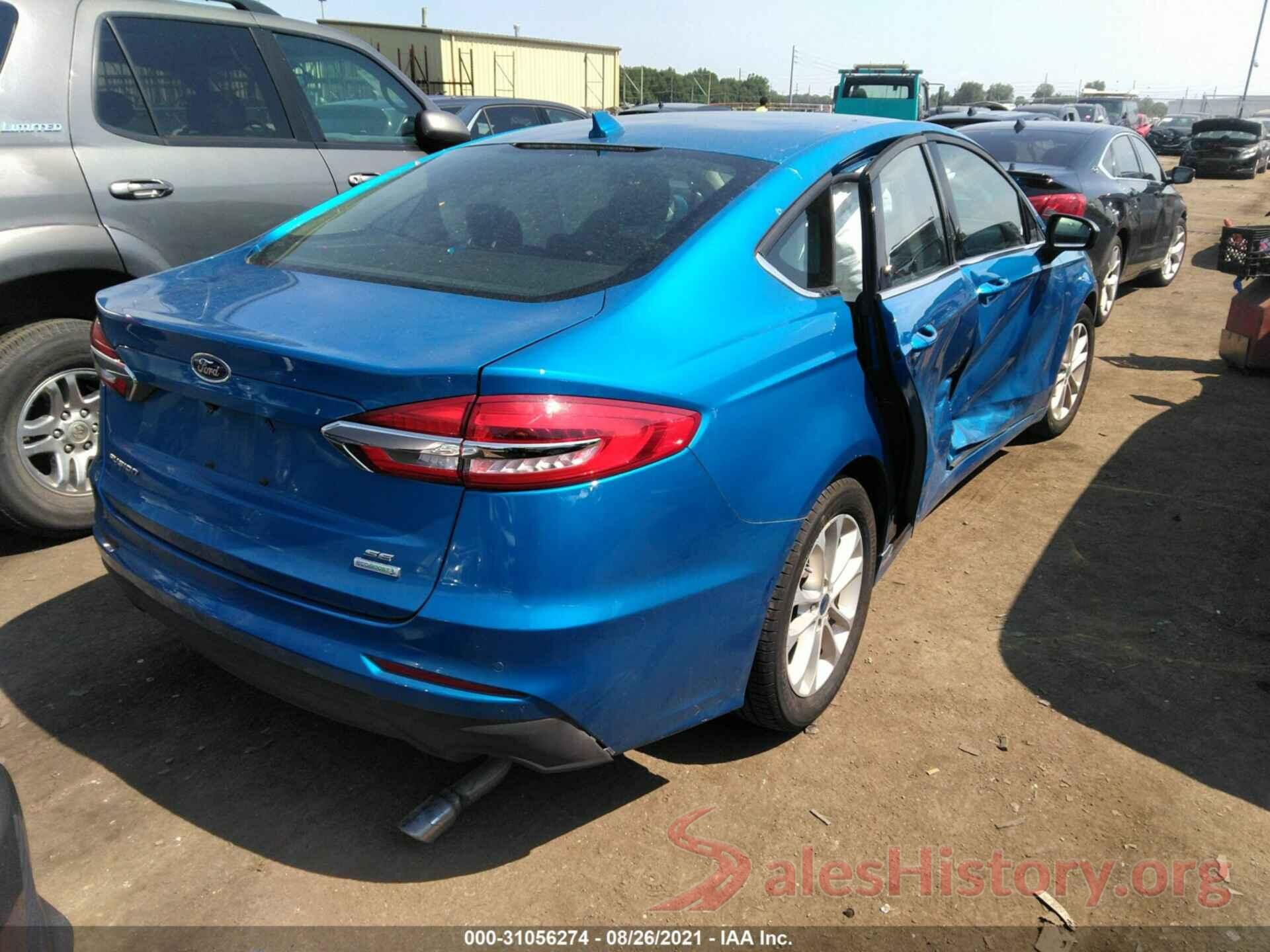 3FA6P0HD1LR166292 2020 FORD FUSION