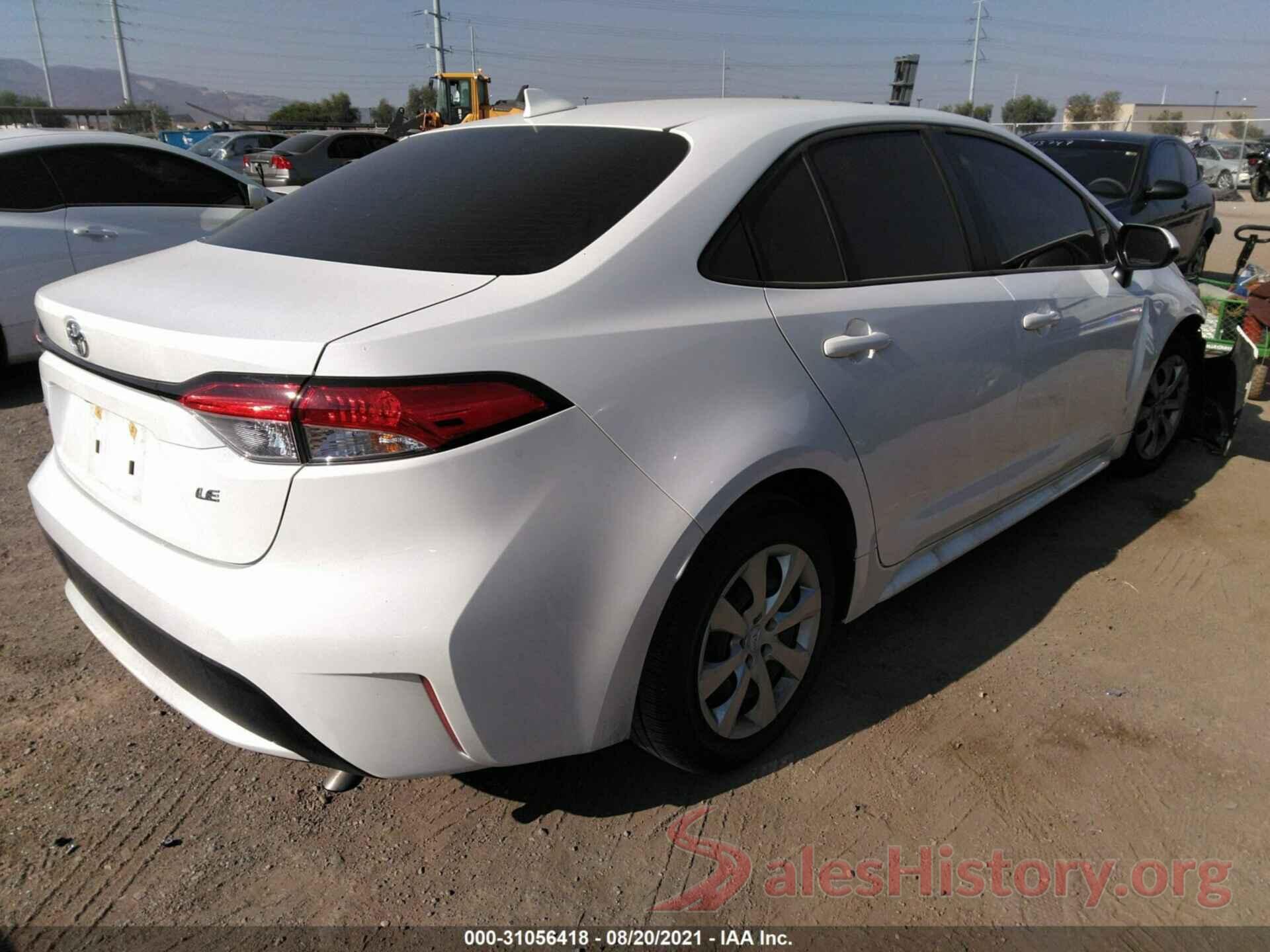 JTDEPRAE2LJ107517 2020 TOYOTA COROLLA