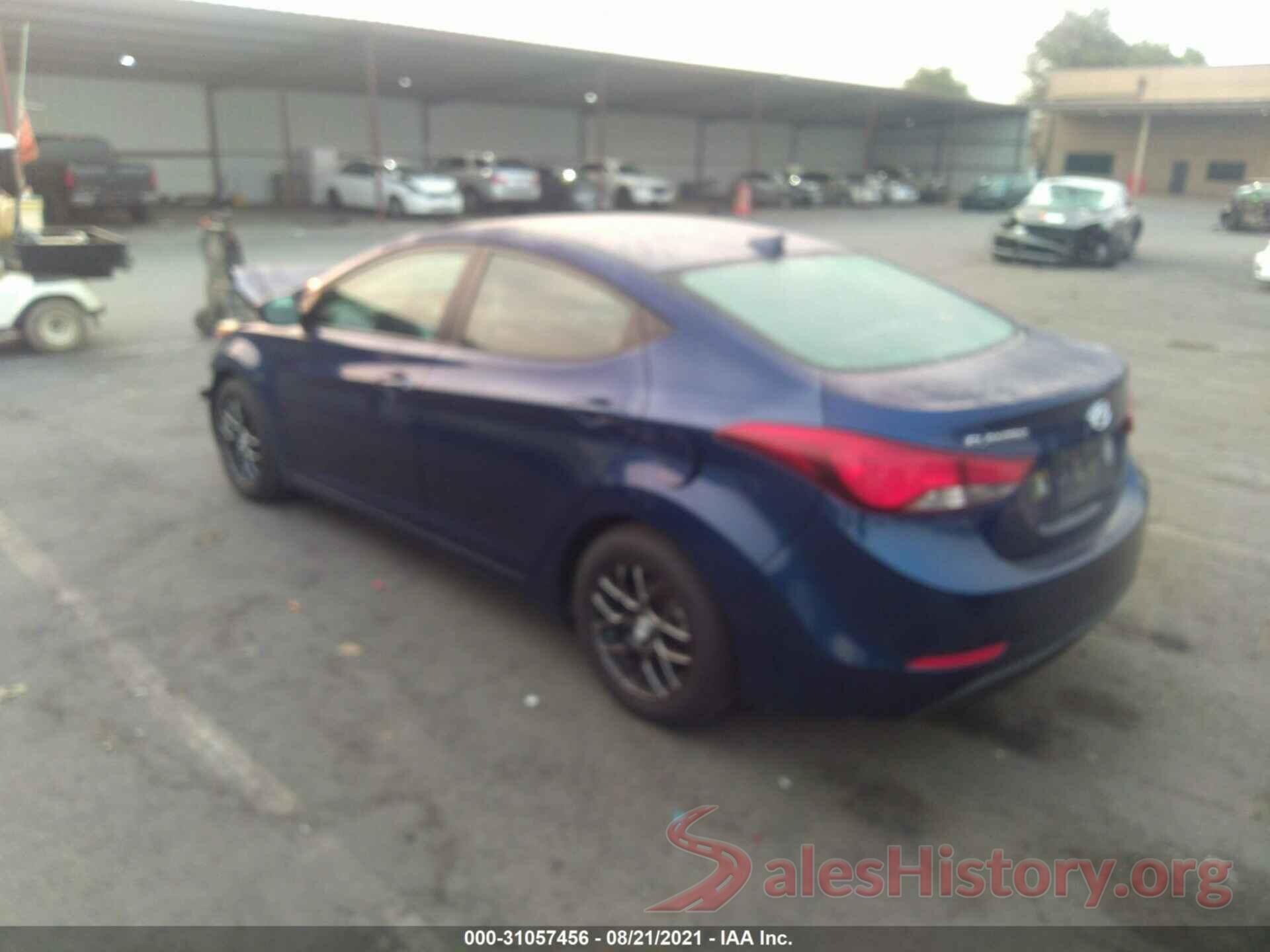 5NPDH4AE1GH702093 2016 HYUNDAI ELANTRA