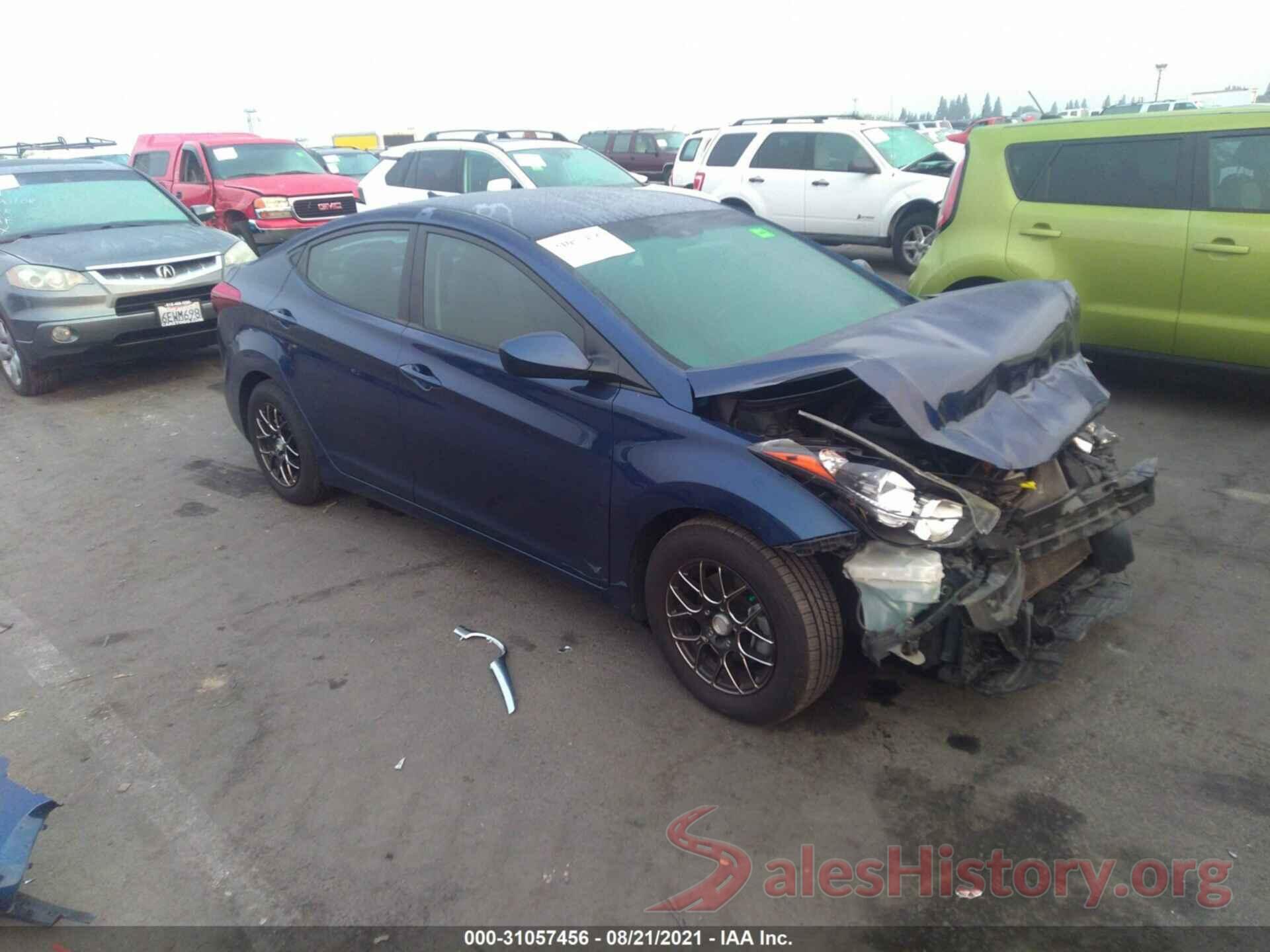 5NPDH4AE1GH702093 2016 HYUNDAI ELANTRA