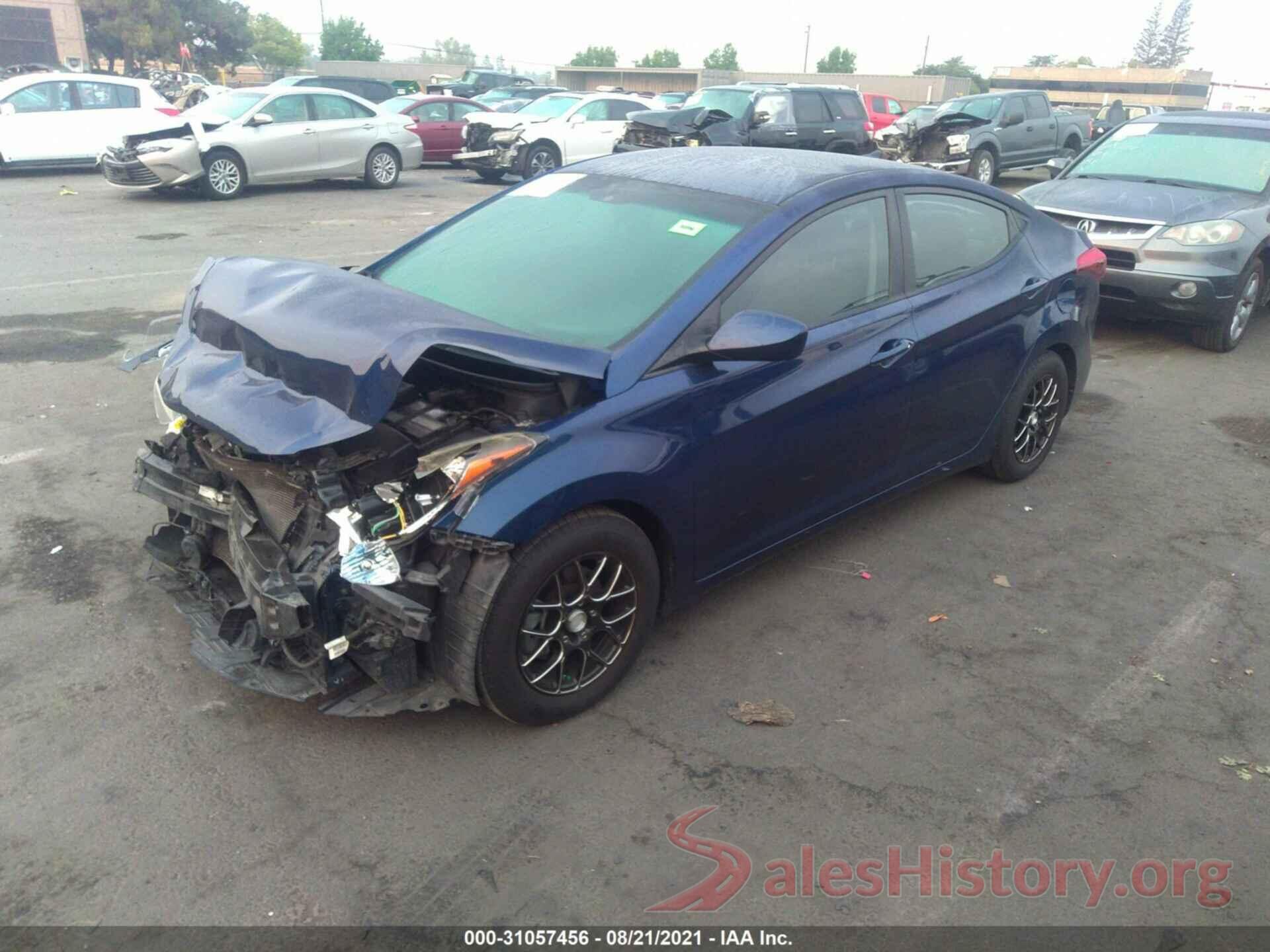 5NPDH4AE1GH702093 2016 HYUNDAI ELANTRA