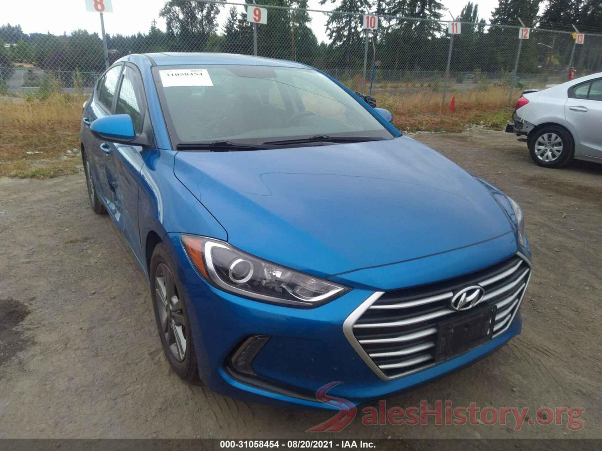 5NPD84LF0JH339993 2018 HYUNDAI ELANTRA