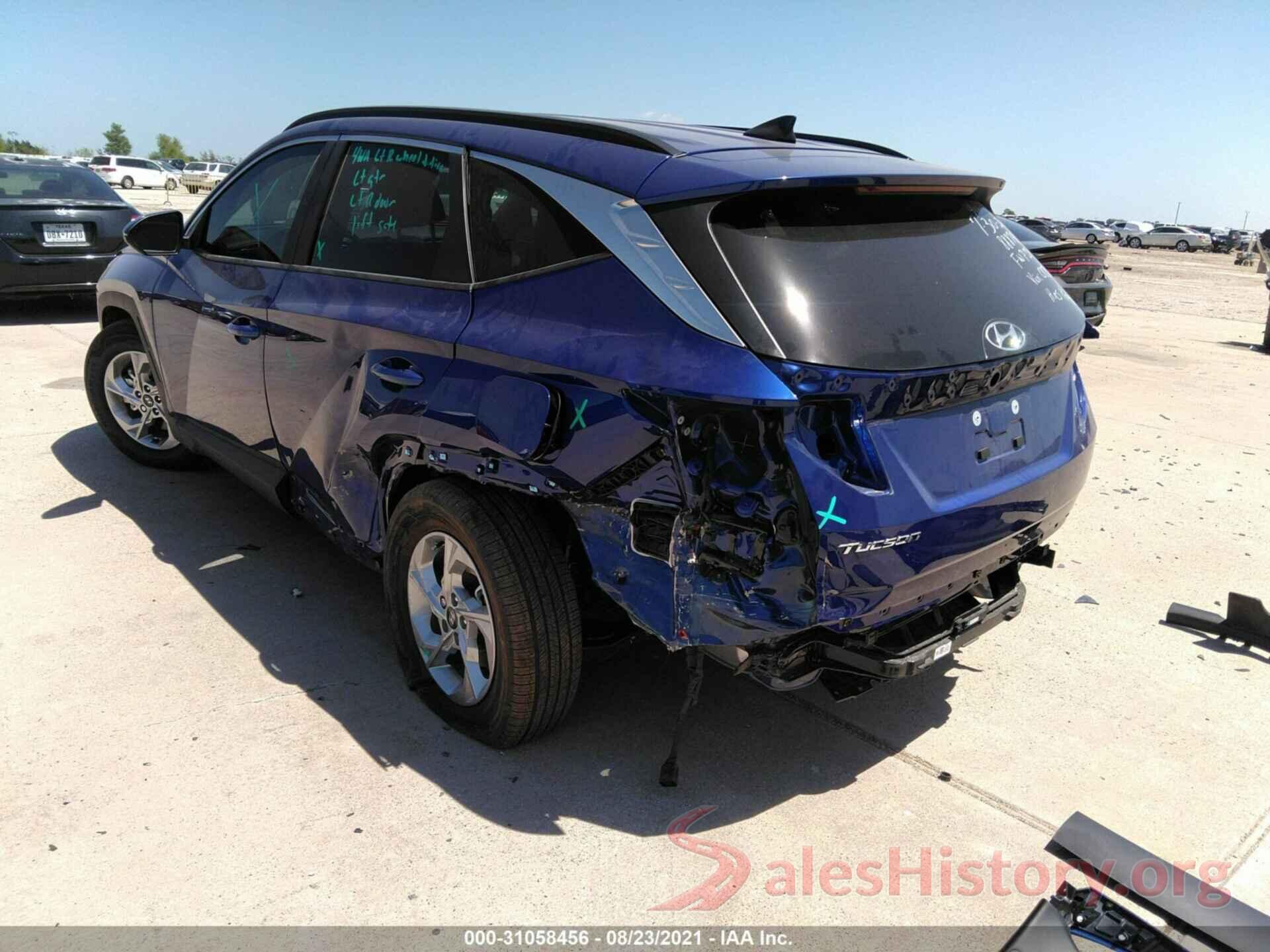 5NMJB3AE1NH003653 2022 HYUNDAI TUCSON