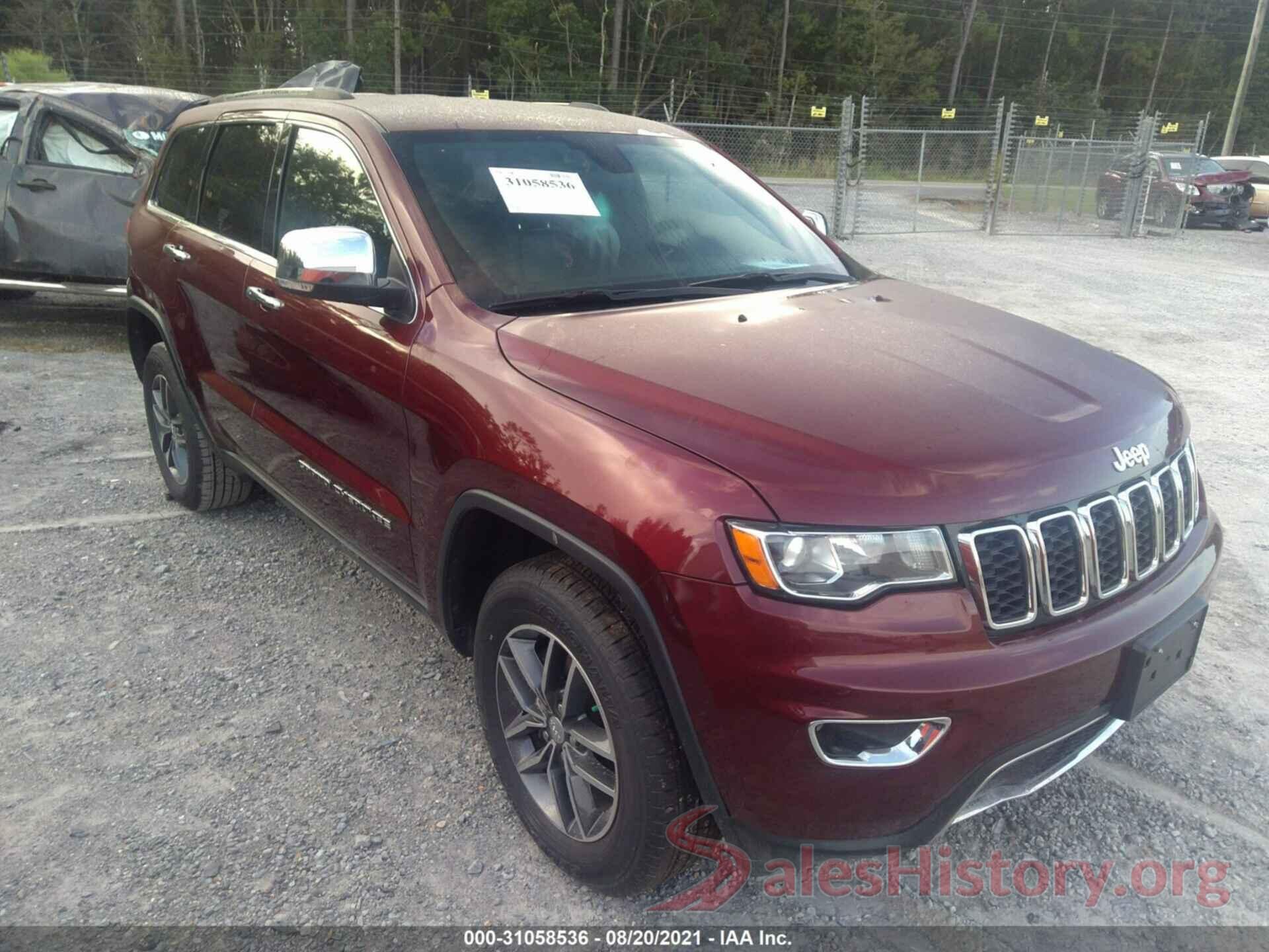 1C4RJFBGXHC791326 2017 JEEP GRAND CHEROKEE