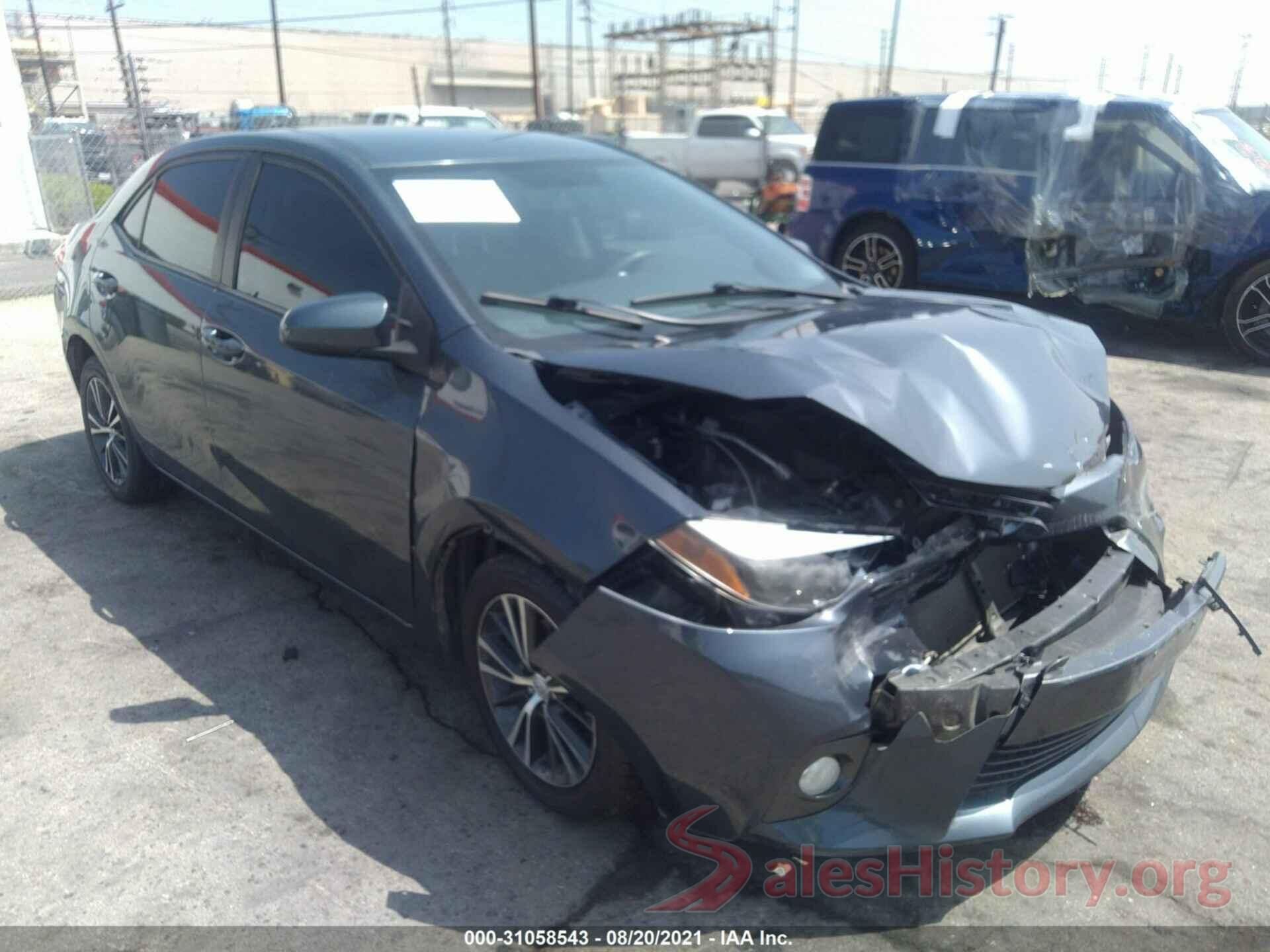 5YFBURHE9GP538133 2016 TOYOTA COROLLA