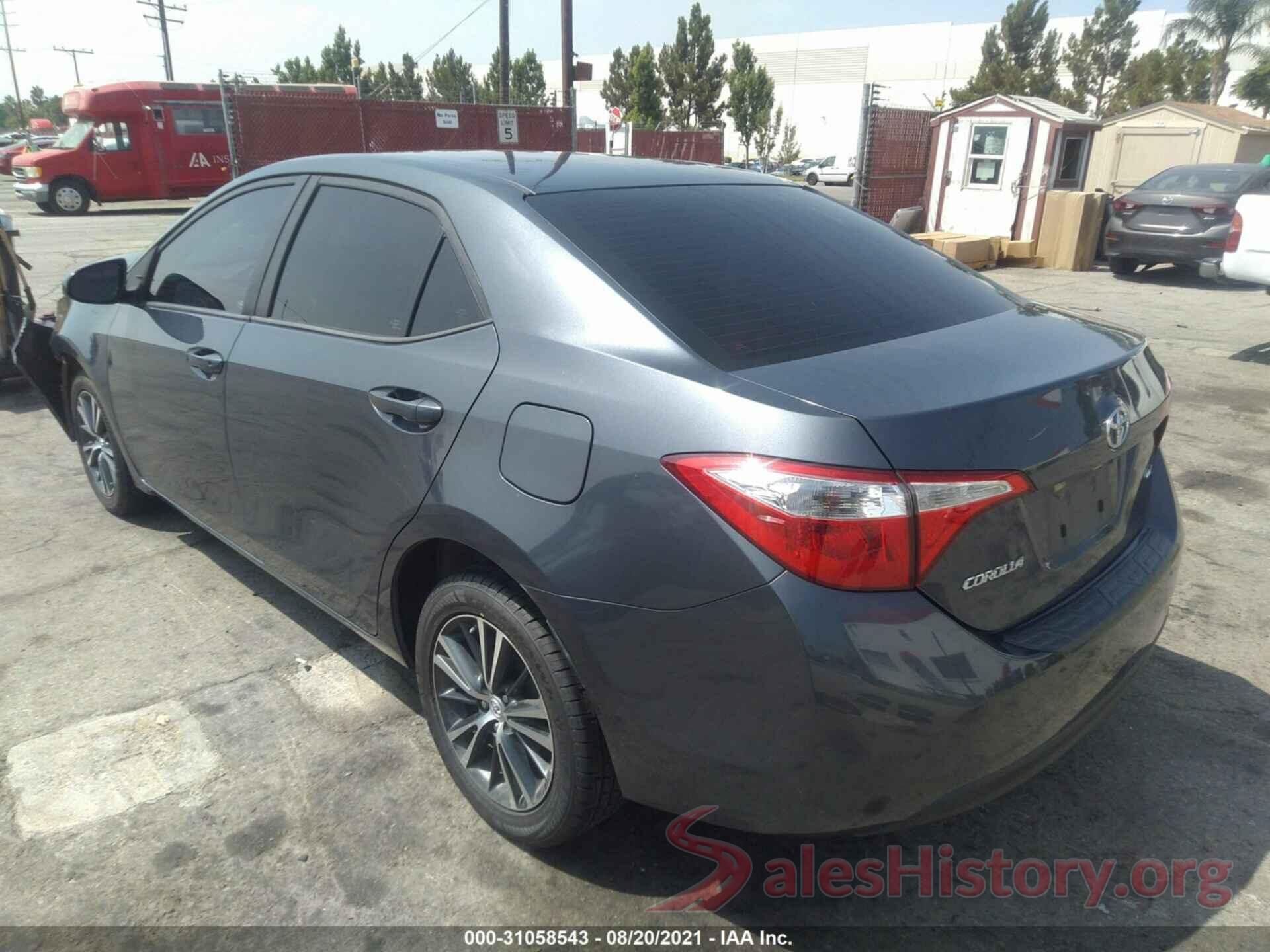 5YFBURHE9GP538133 2016 TOYOTA COROLLA