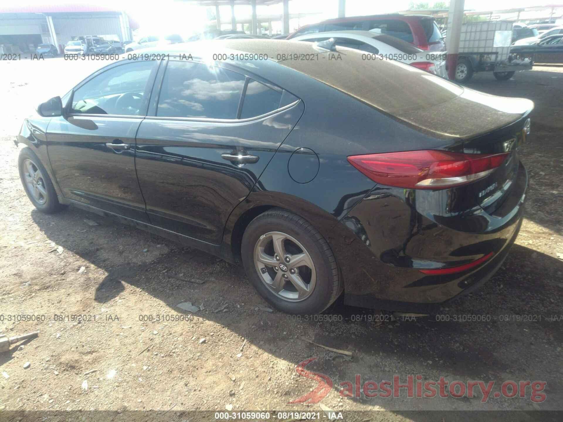 5NPD94LA2JH306088 2018 HYUNDAI ELANTRA