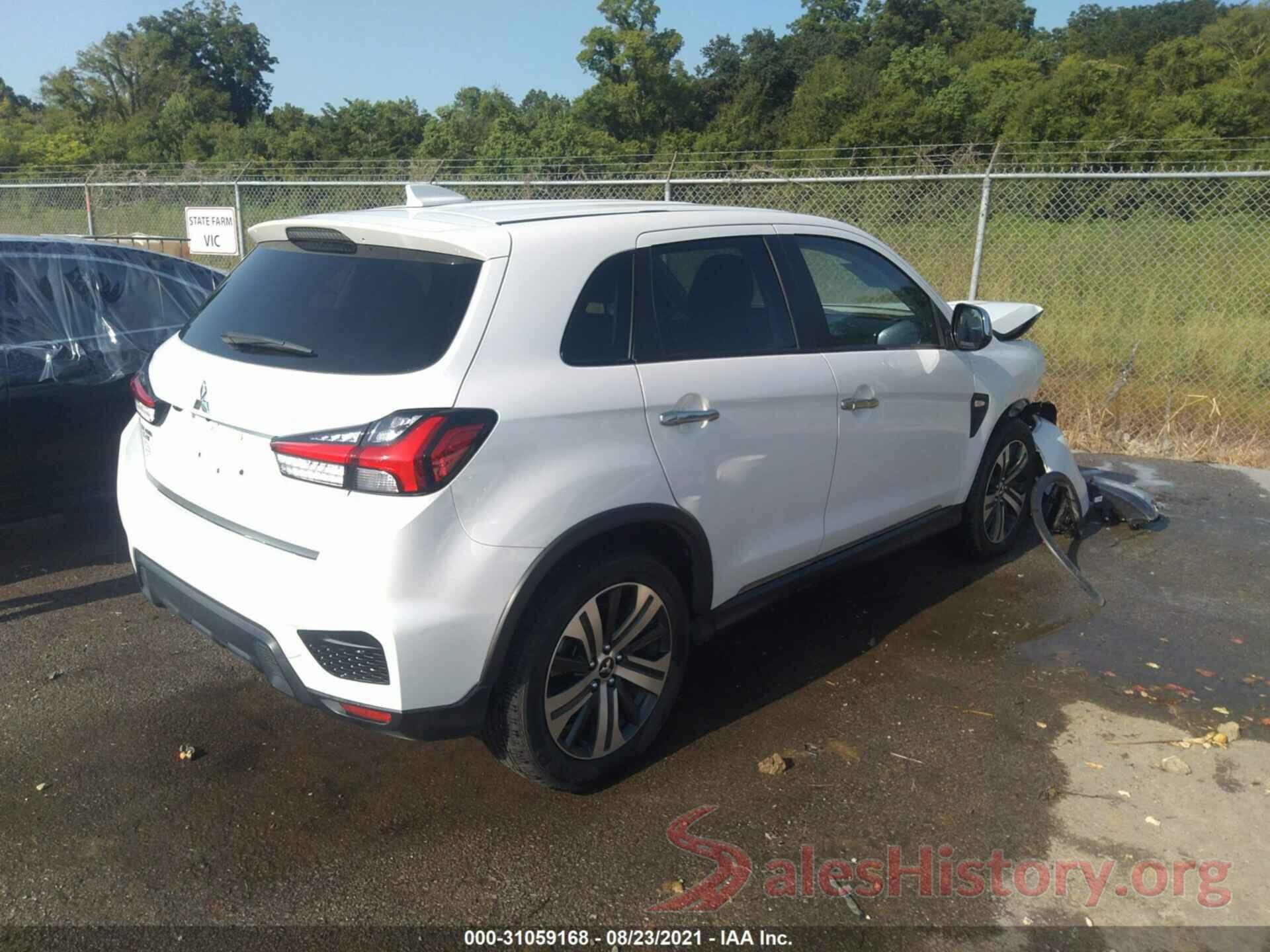 JA4AP3AU4LU002649 2020 MITSUBISHI OUTLANDER SPORT