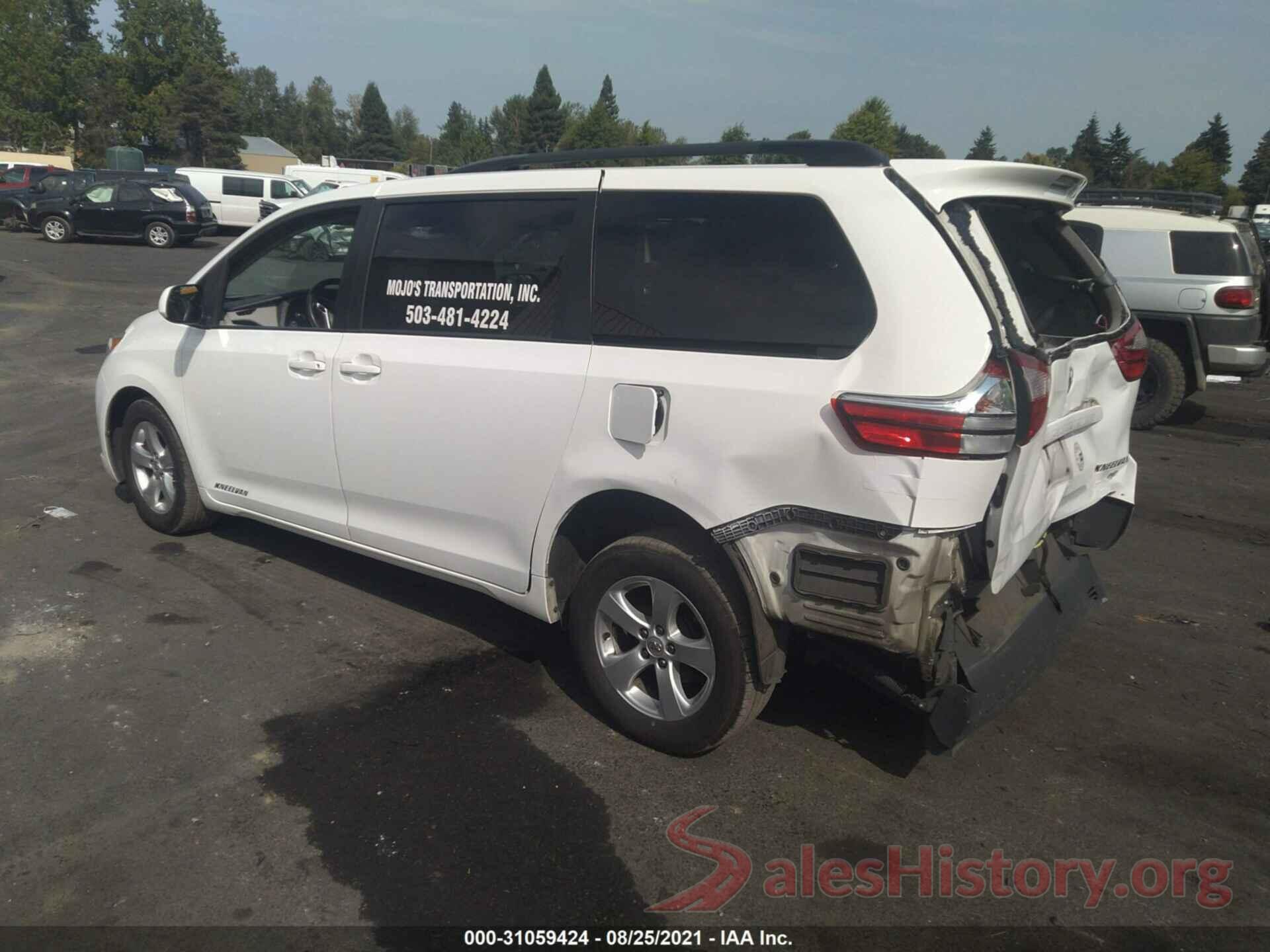 5TDKZ3DC1HS824358 2017 TOYOTA SIENNA