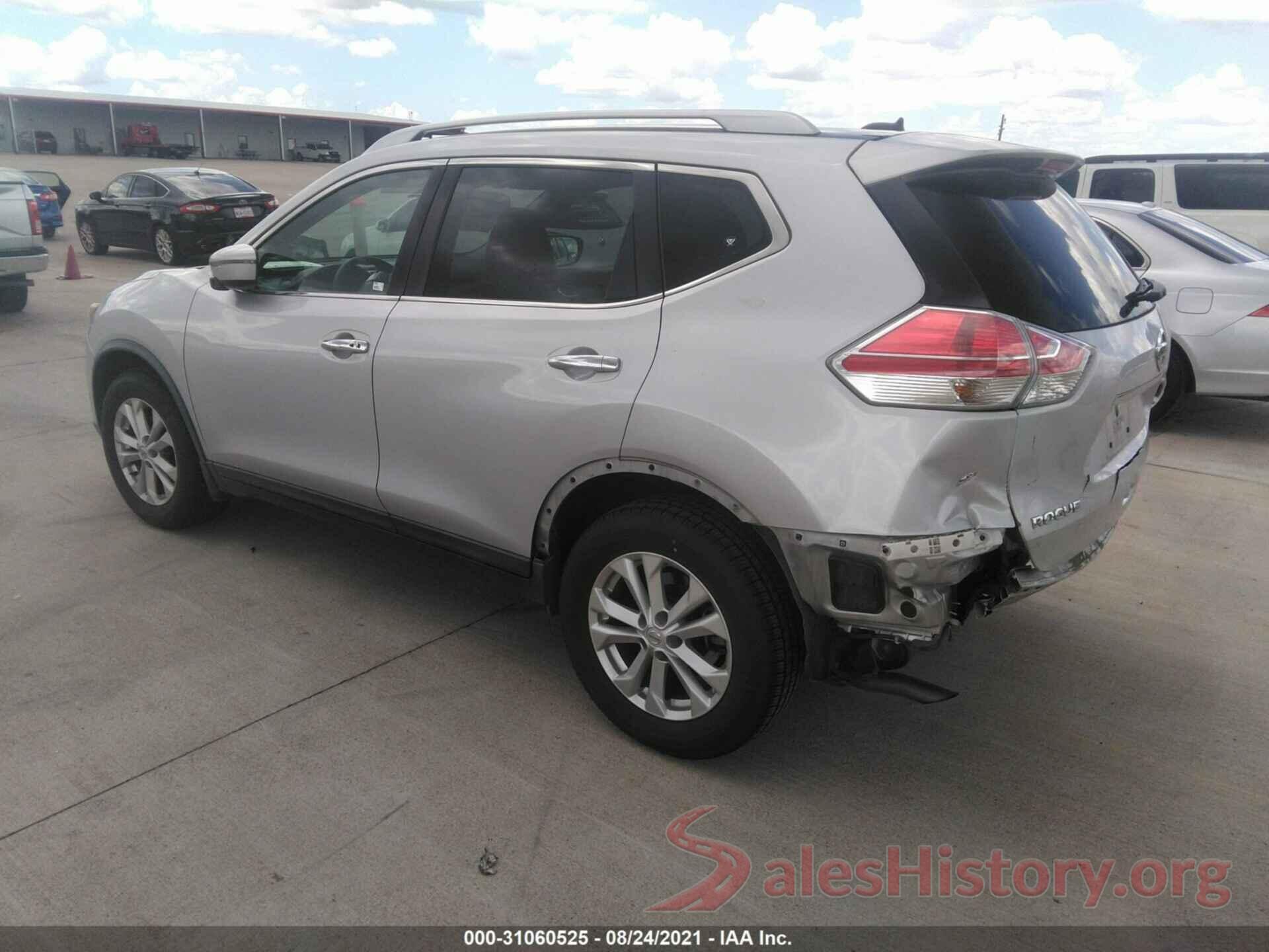 KNMAT2MT3GP684202 2016 NISSAN ROGUE