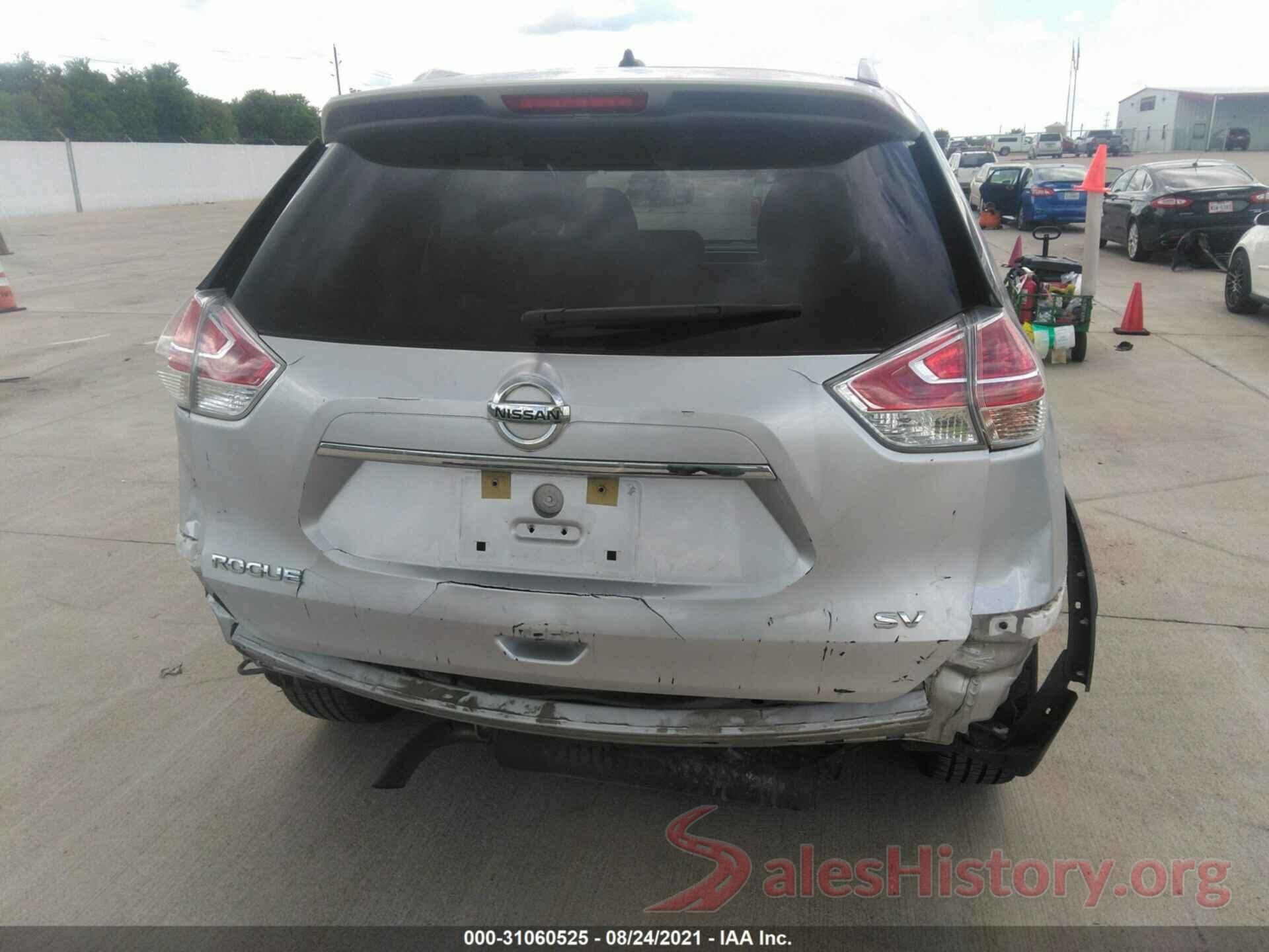 KNMAT2MT3GP684202 2016 NISSAN ROGUE