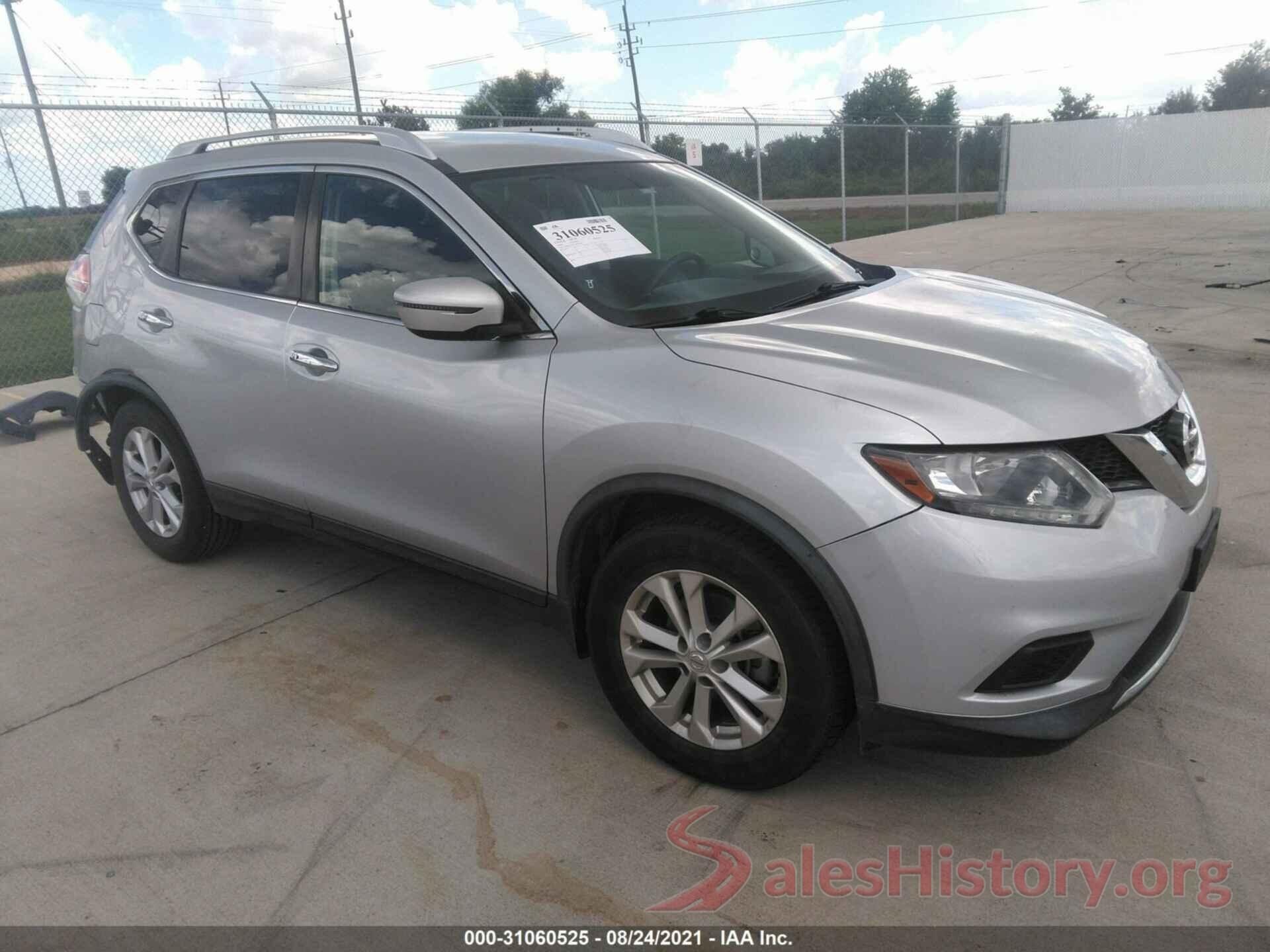 KNMAT2MT3GP684202 2016 NISSAN ROGUE