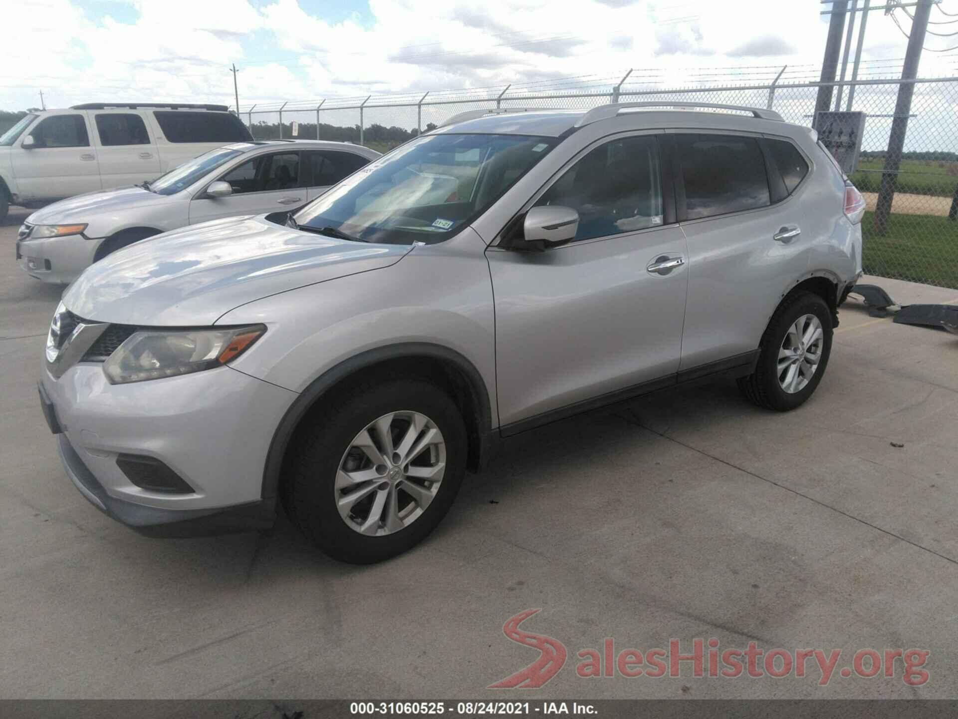 KNMAT2MT3GP684202 2016 NISSAN ROGUE