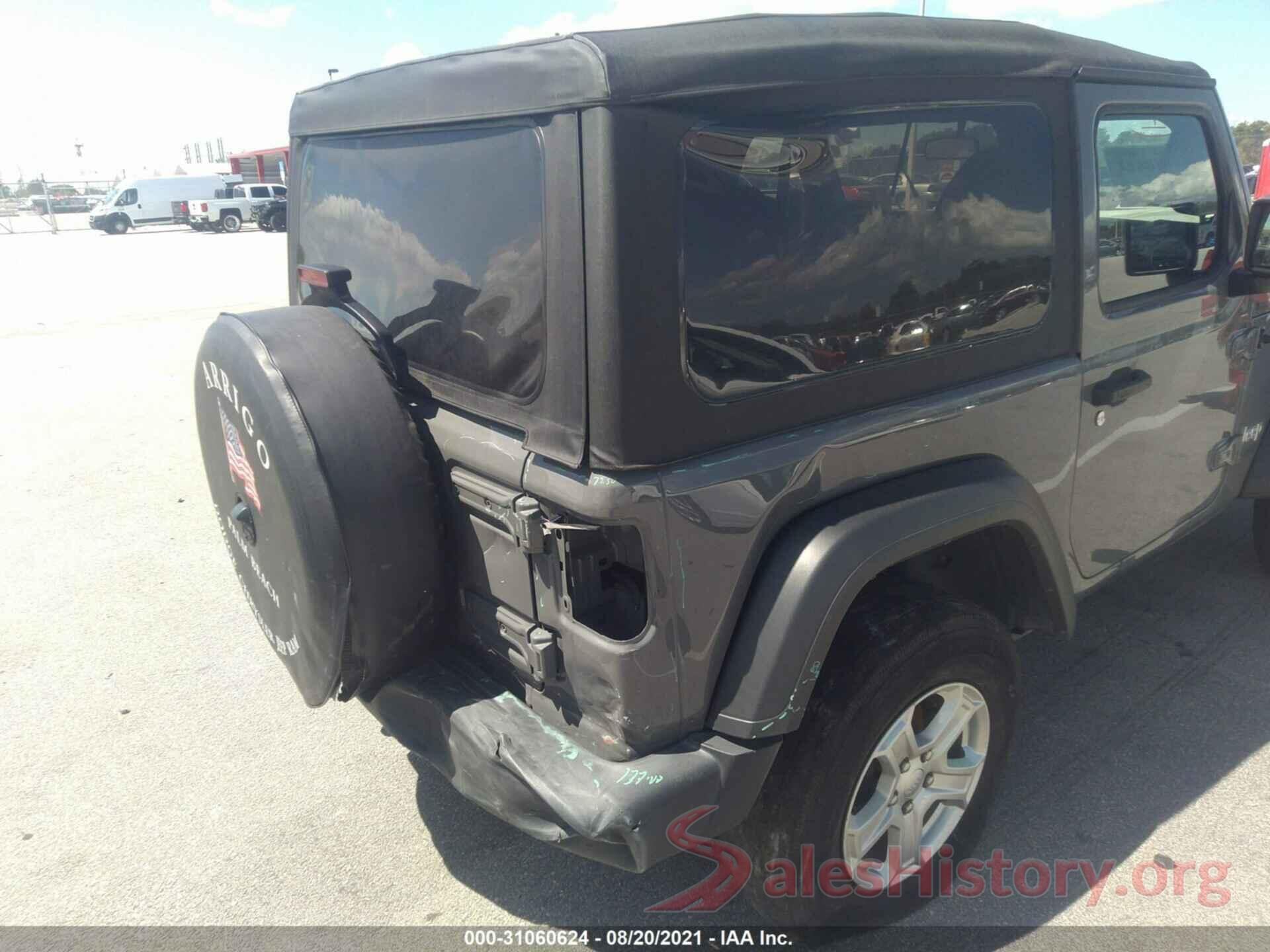 1C4GJXAG2KW648343 2019 JEEP WRANGLER