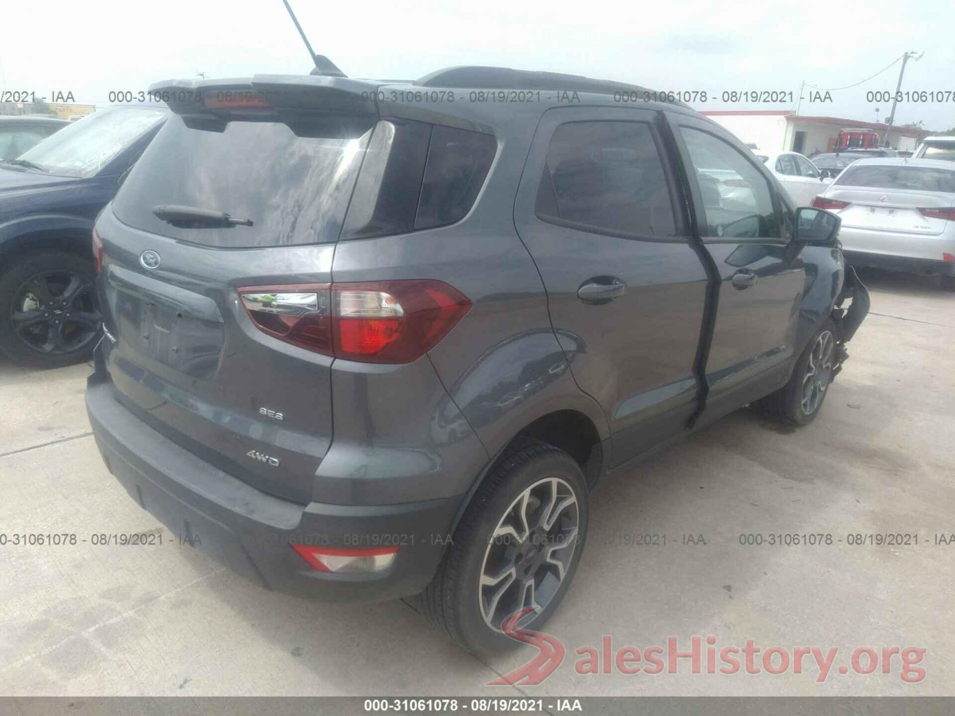 MAJ6S3JL2LC359812 2020 FORD ECOSPORT