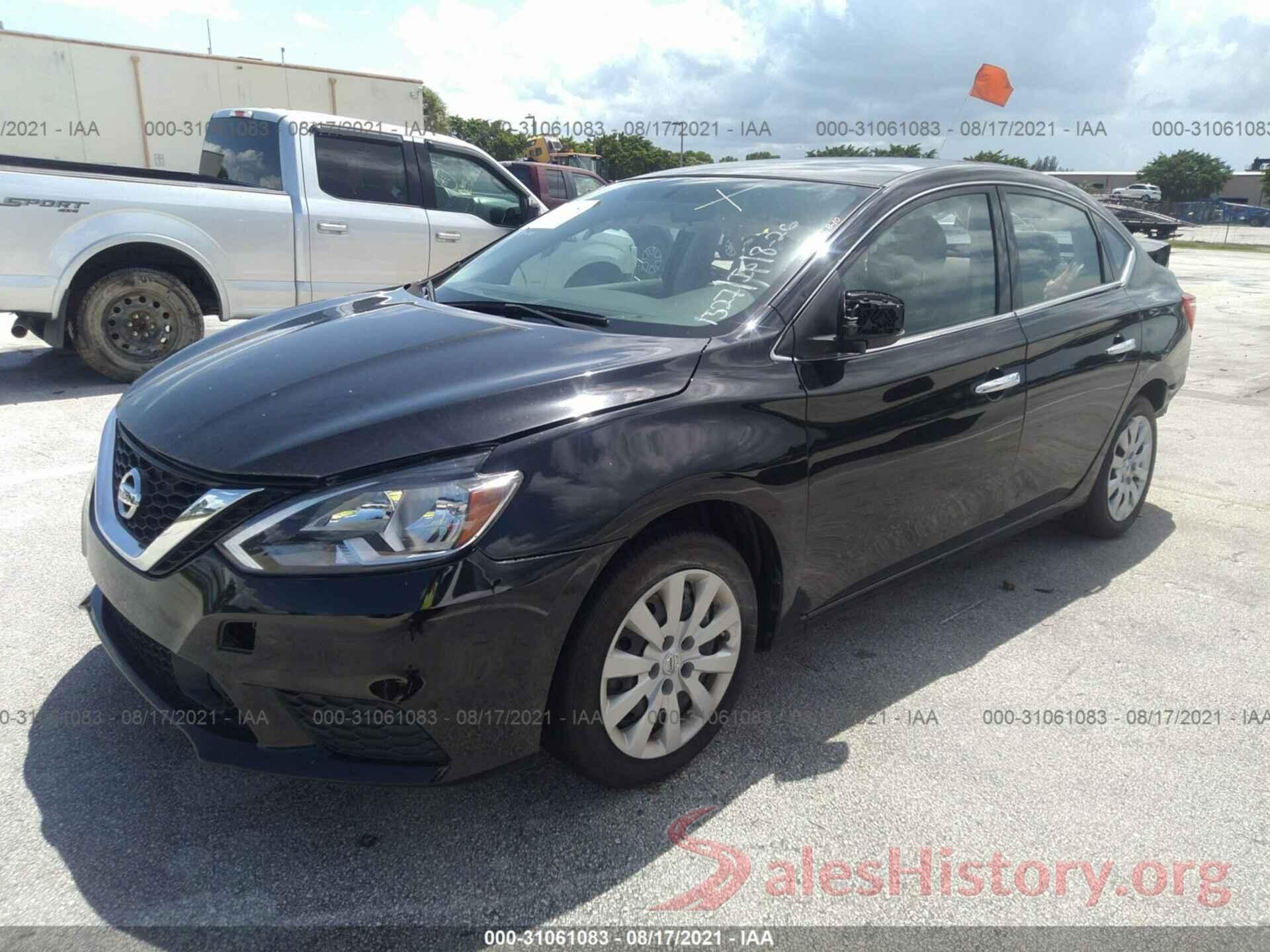 3N1AB7AP7KY261527 2019 NISSAN SENTRA