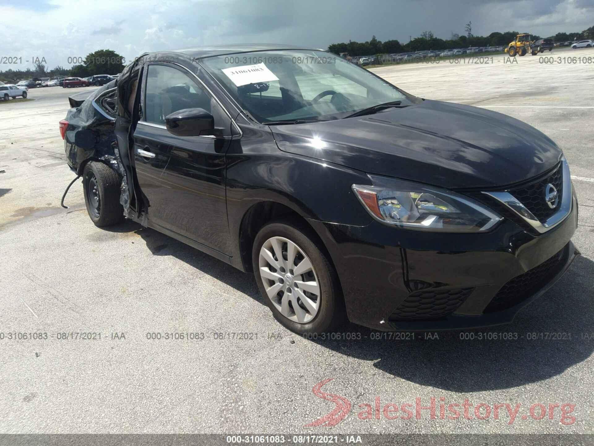 3N1AB7AP7KY261527 2019 NISSAN SENTRA