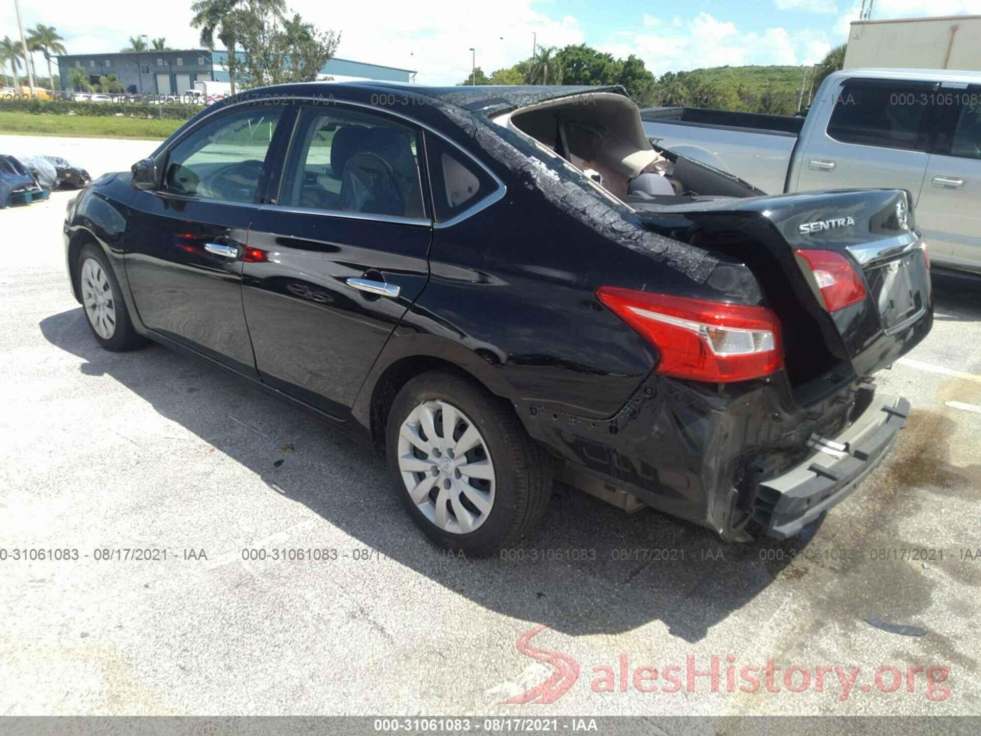 3N1AB7AP7KY261527 2019 NISSAN SENTRA