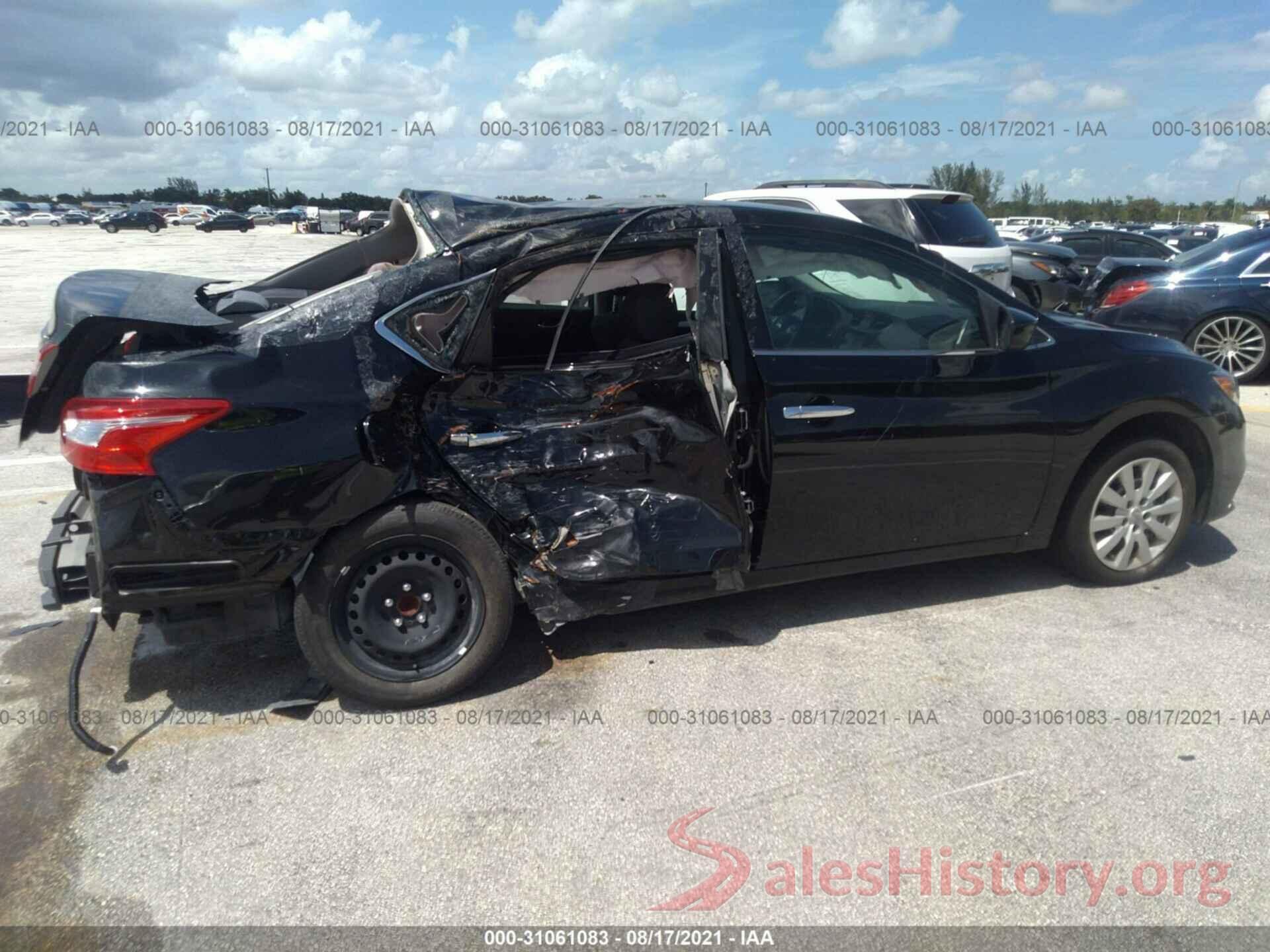 3N1AB7AP7KY261527 2019 NISSAN SENTRA