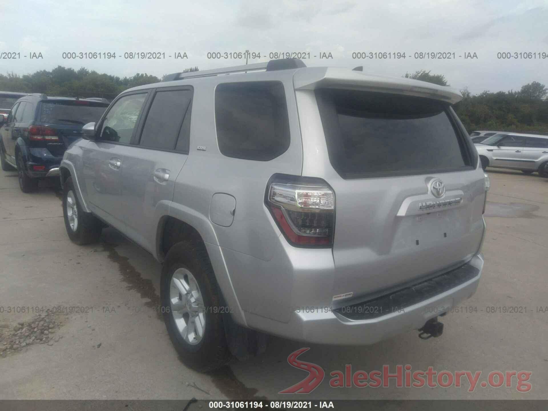 JTEMU5JR9M5881432 2021 TOYOTA 4RUNNER