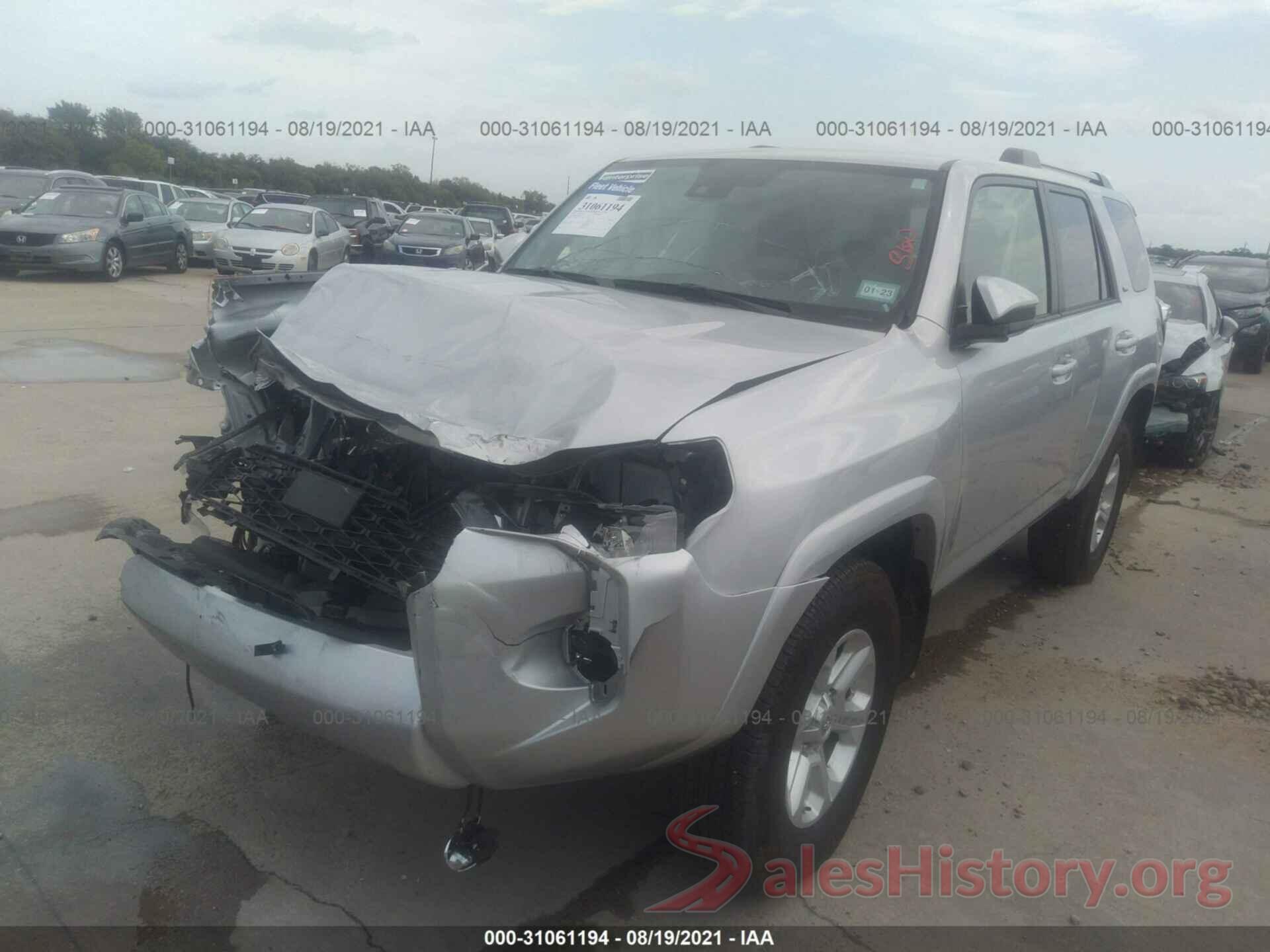 JTEMU5JR9M5881432 2021 TOYOTA 4RUNNER