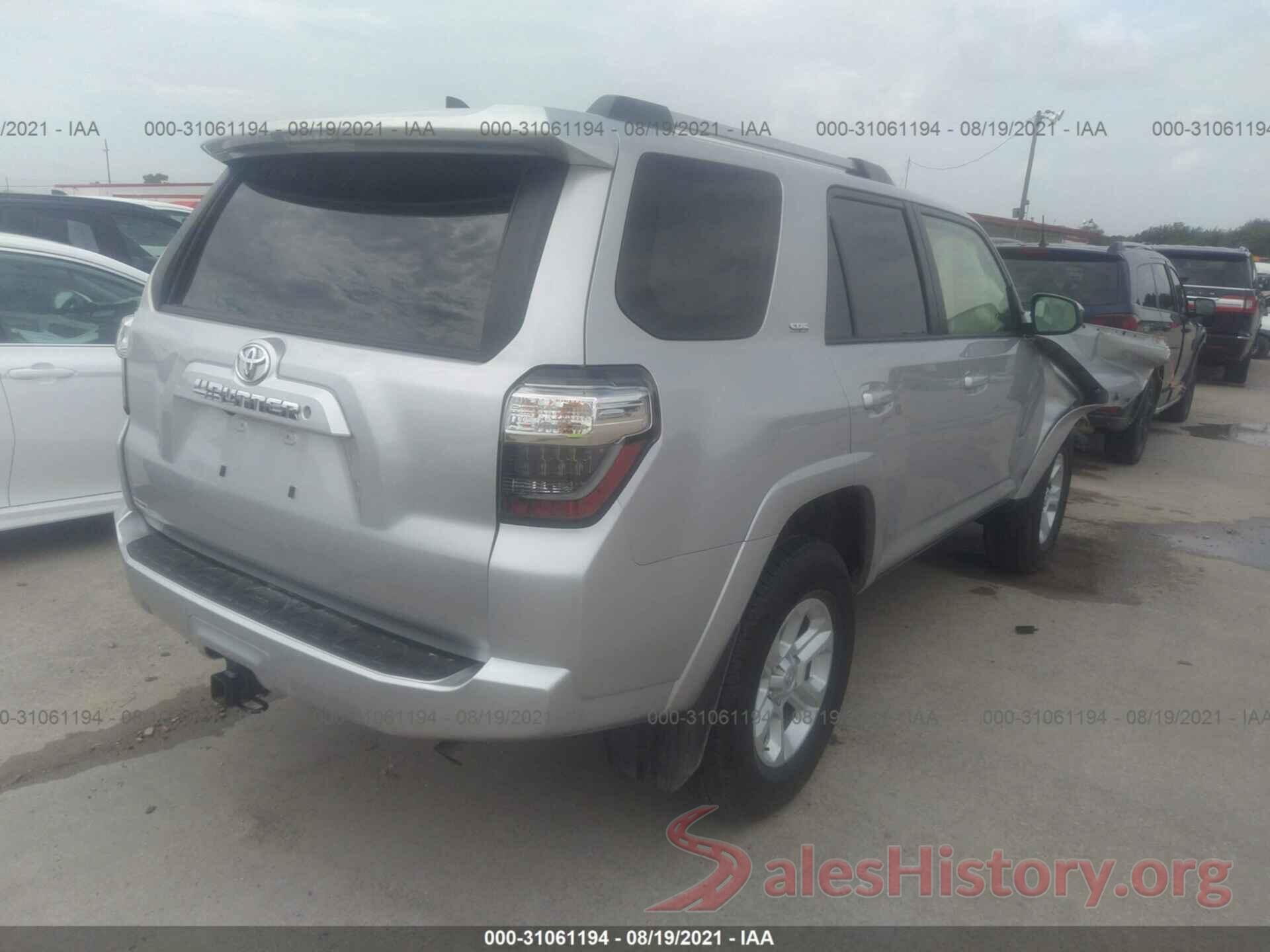 JTEMU5JR9M5881432 2021 TOYOTA 4RUNNER