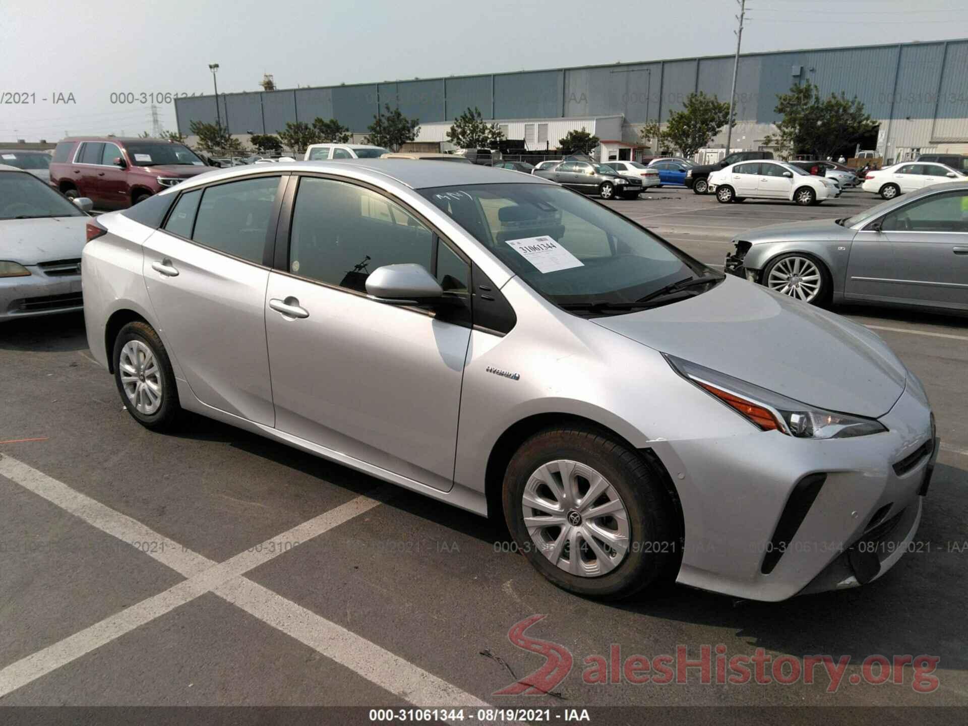 JTDKAMFU4M3143884 2021 TOYOTA PRIUS