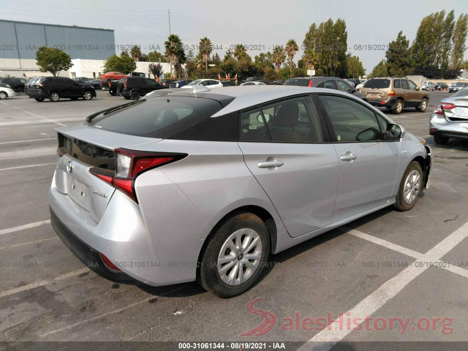 JTDKAMFU4M3143884 2021 TOYOTA PRIUS