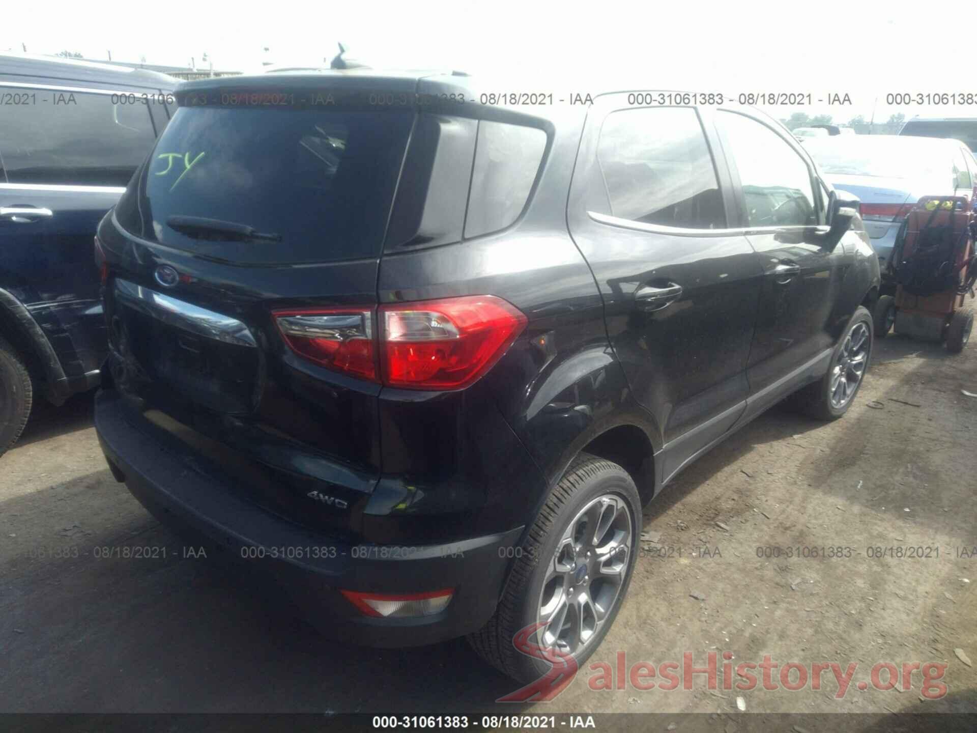 MAJ6S3KL9LC360826 2020 FORD ECOSPORT