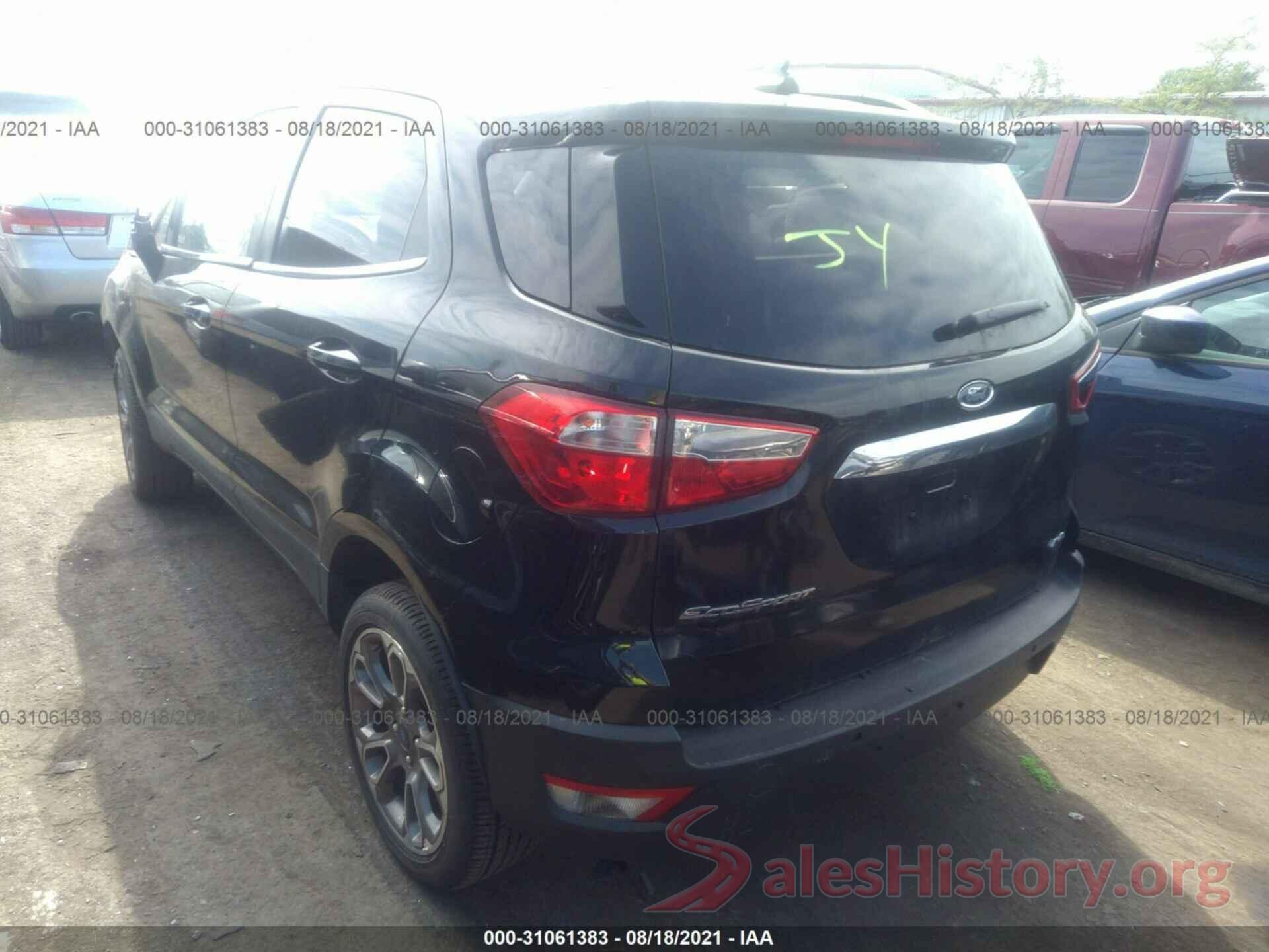 MAJ6S3KL9LC360826 2020 FORD ECOSPORT