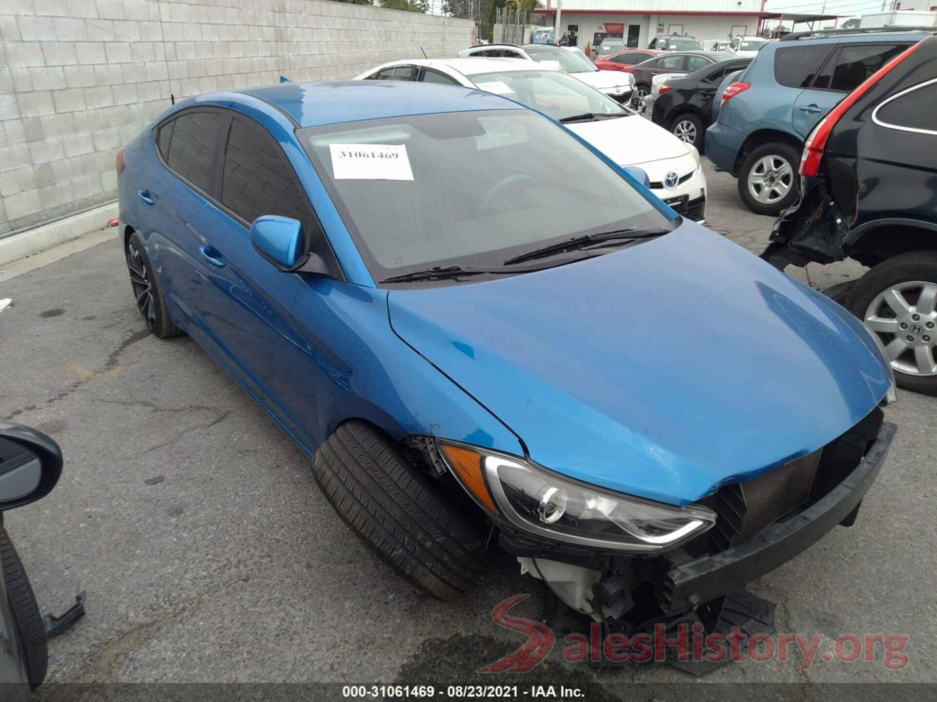 KMHD84LFXHU107025 2017 HYUNDAI ELANTRA