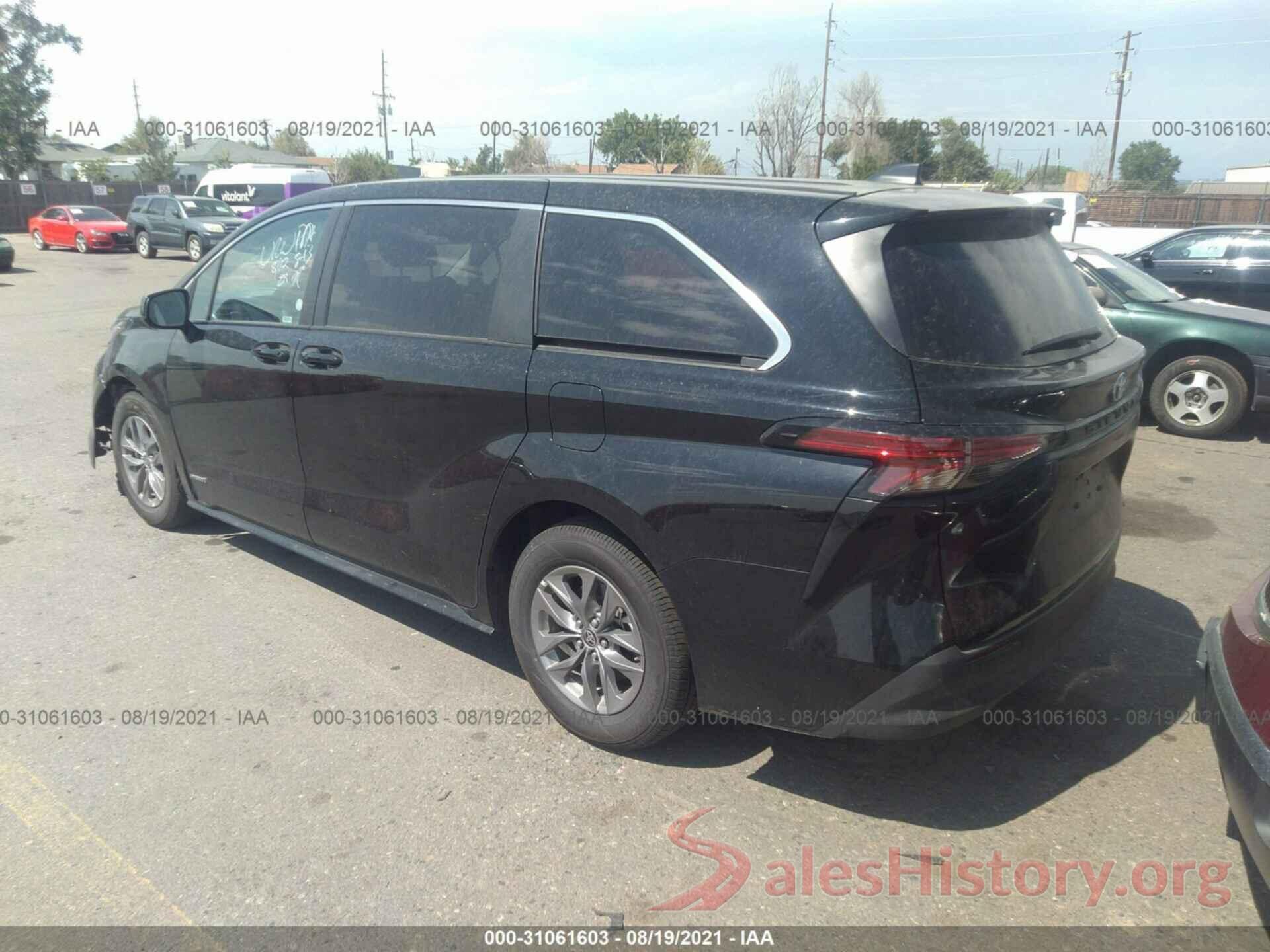 5TDKRKEC9MS043297 2021 TOYOTA SIENNA