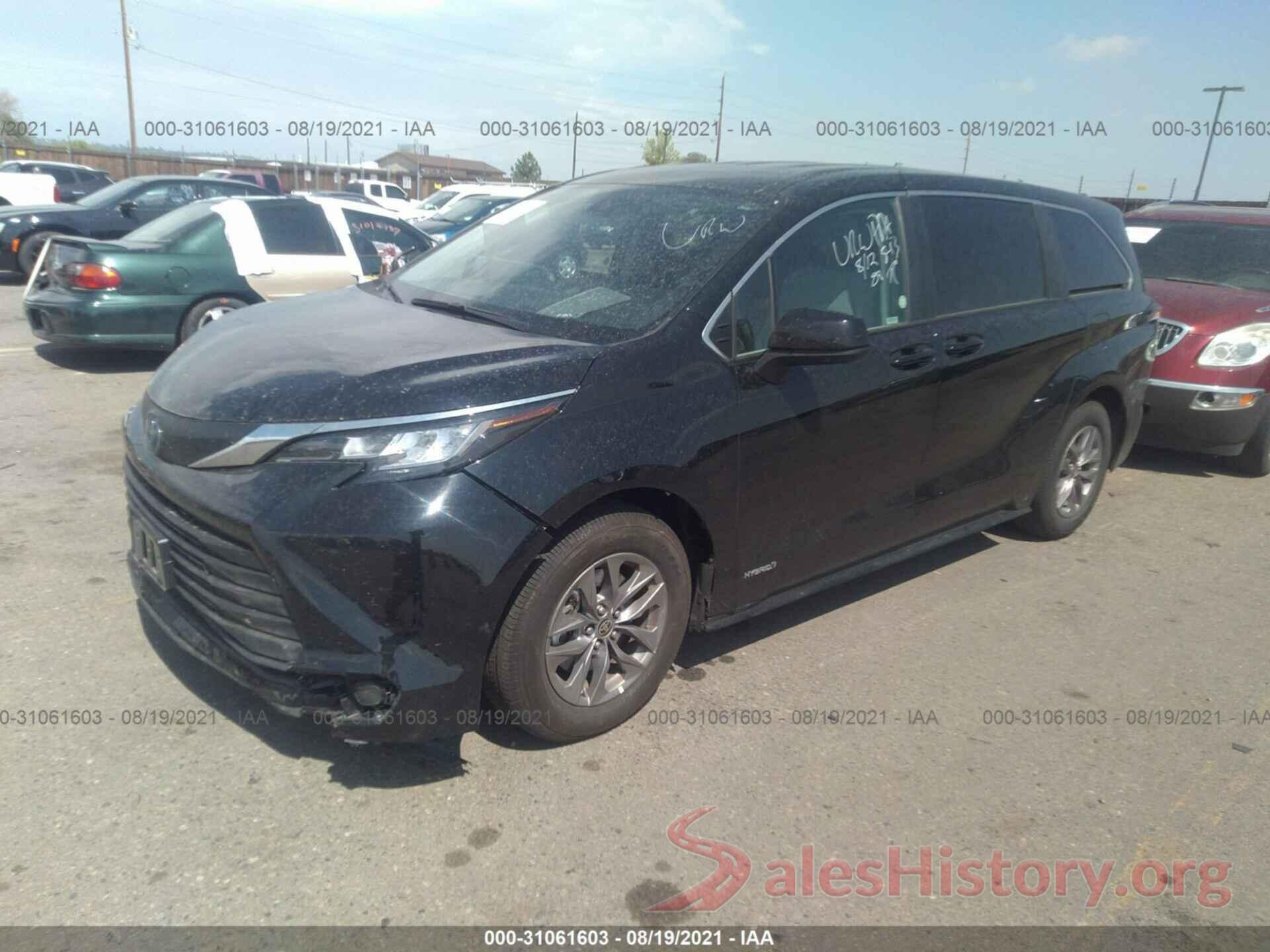 5TDKRKEC9MS043297 2021 TOYOTA SIENNA