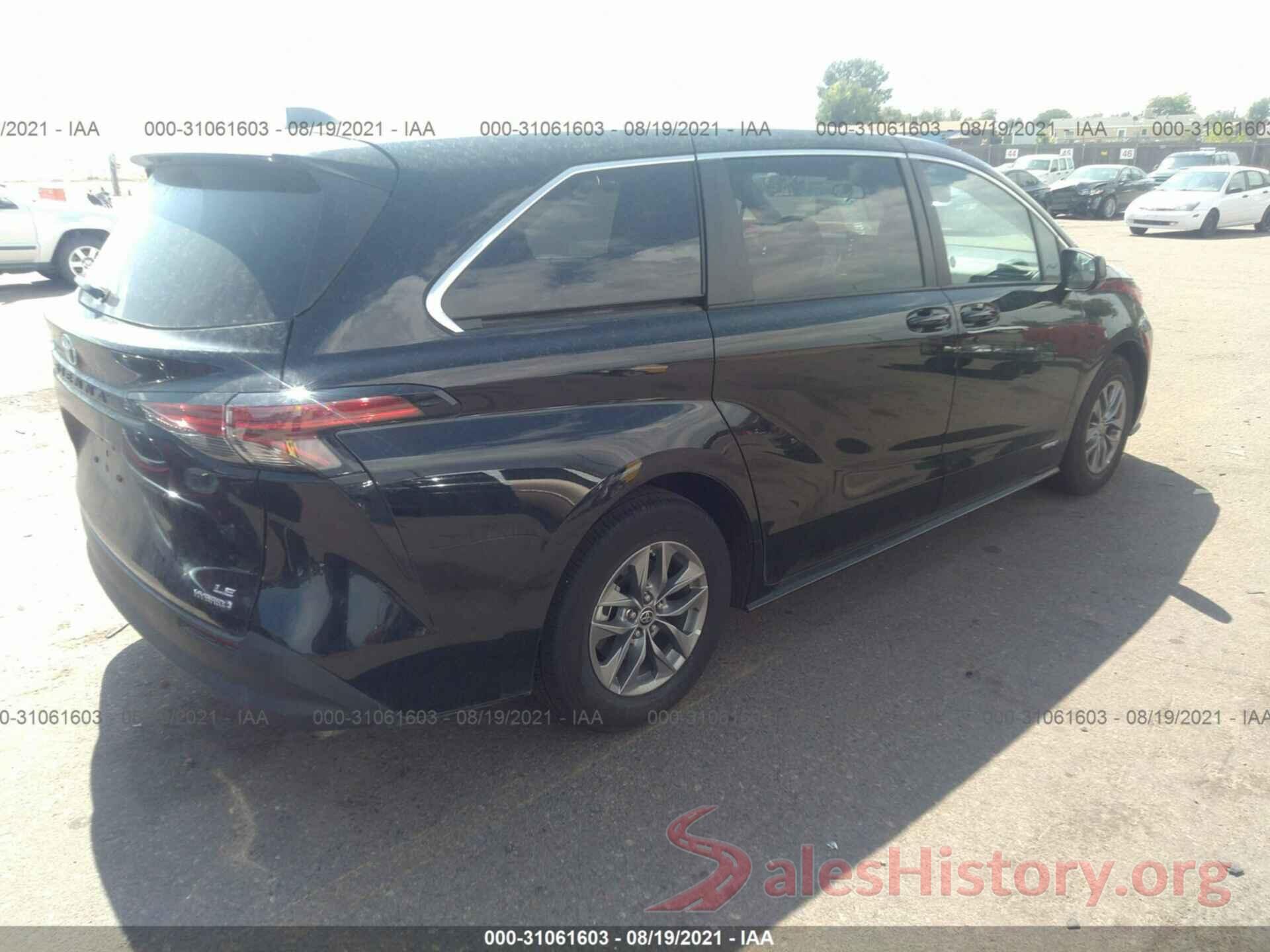 5TDKRKEC9MS043297 2021 TOYOTA SIENNA