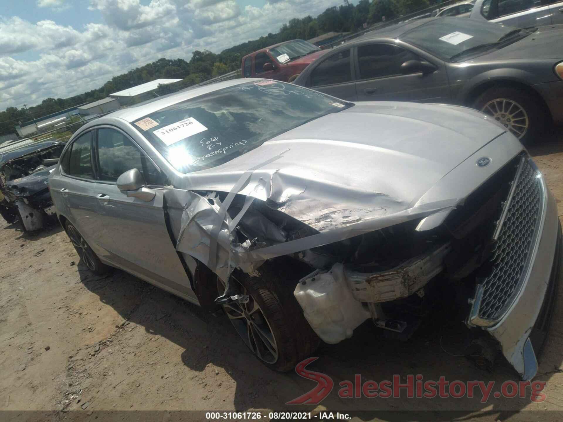 3FA6P0K95KR180151 2019 FORD FUSION