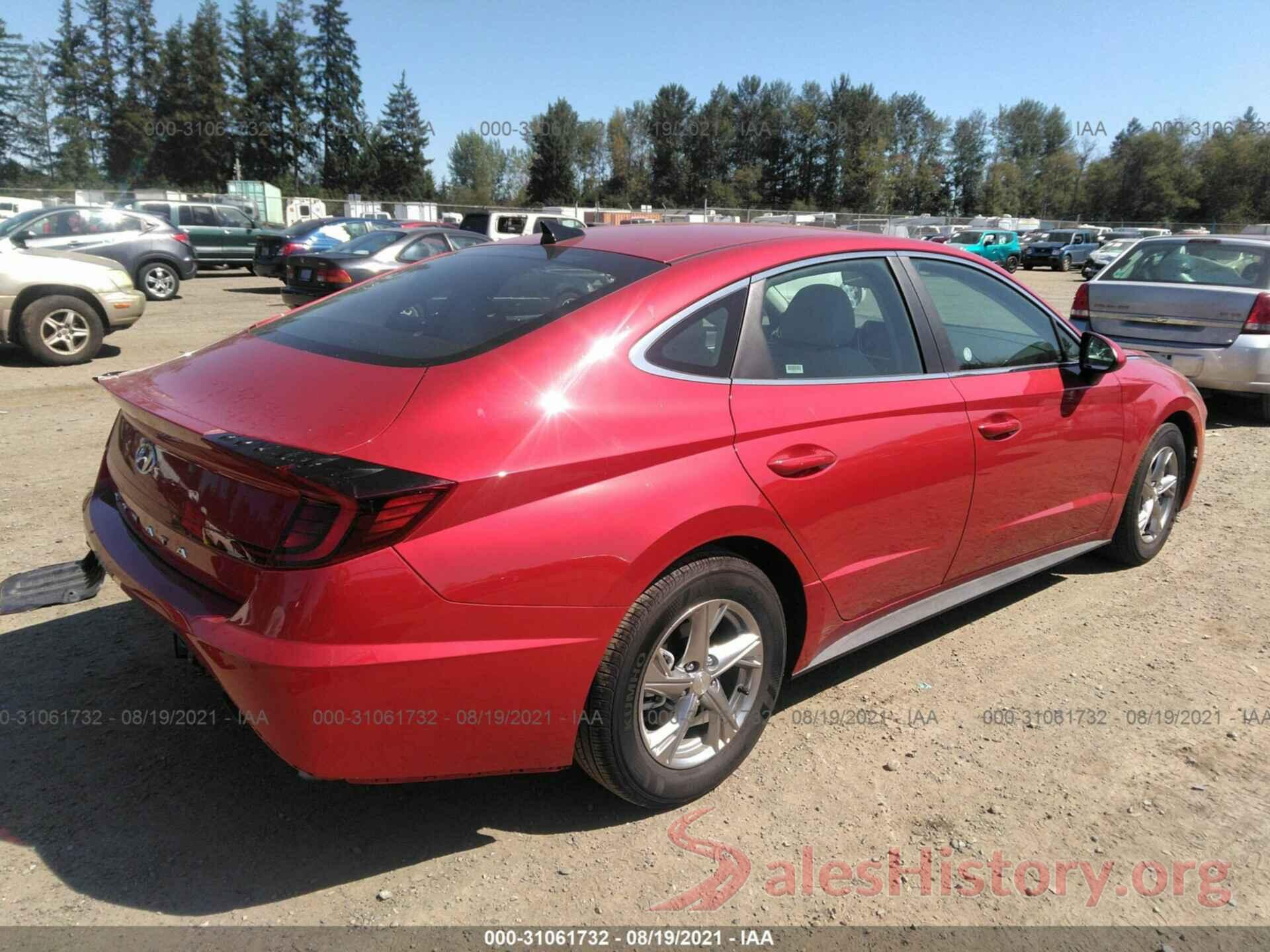 5NPEG4JA4MH127150 2021 HYUNDAI SONATA