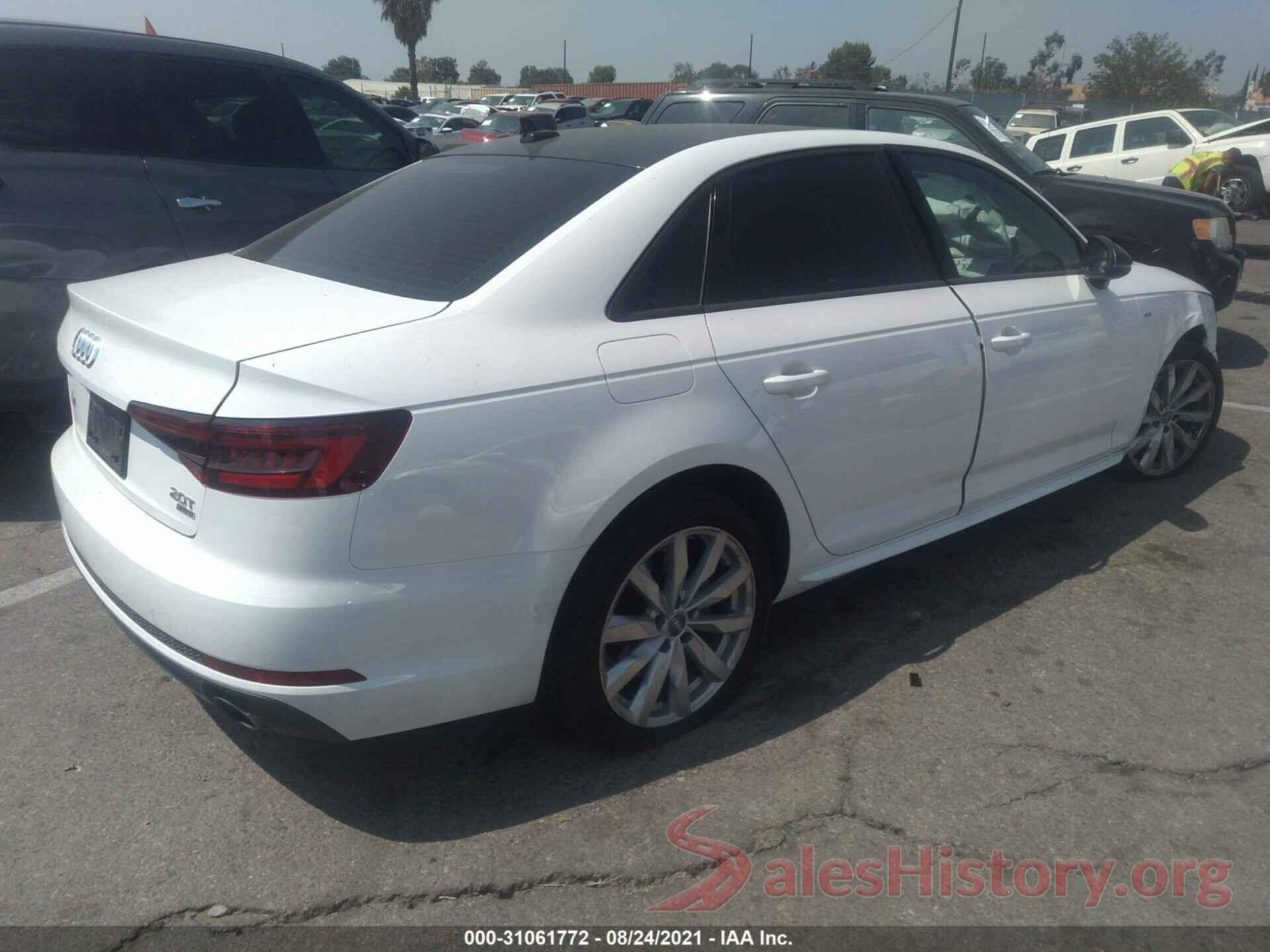 WAUKMAF48JA212134 2018 AUDI A4