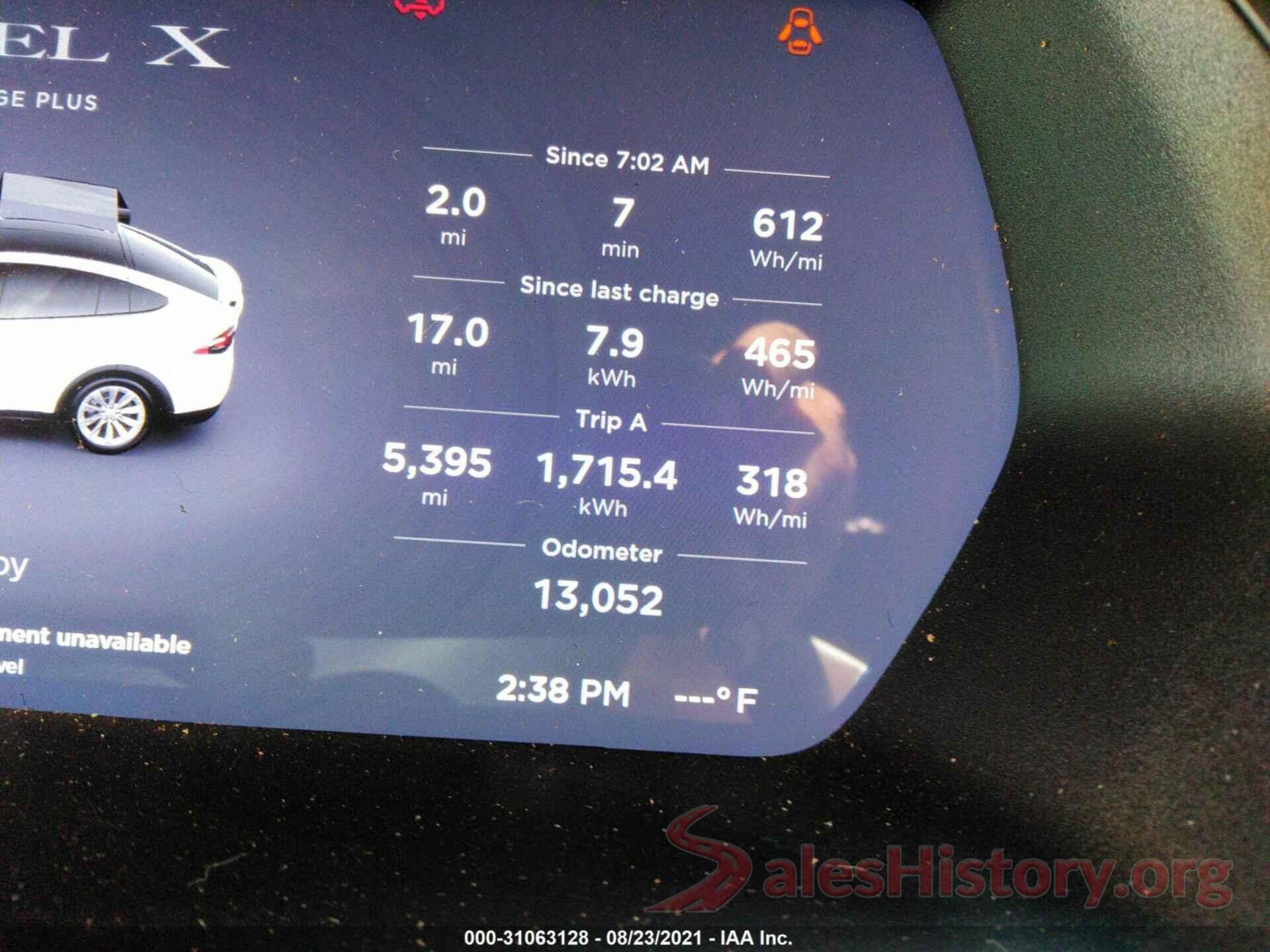 5YJXCBE2XLF283198 2020 TESLA MODEL X