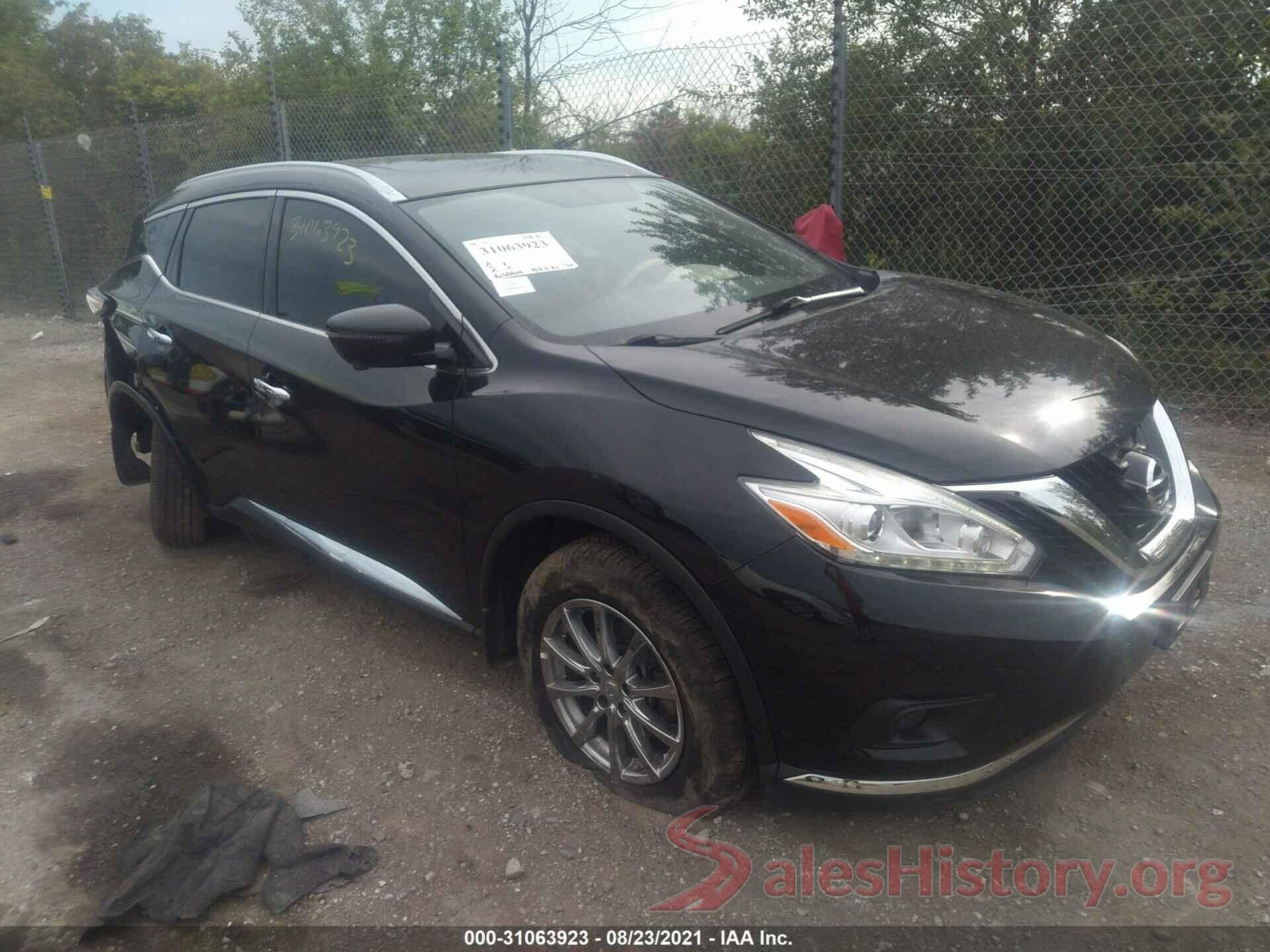 5N1AZ2MH3GN127002 2016 NISSAN MURANO