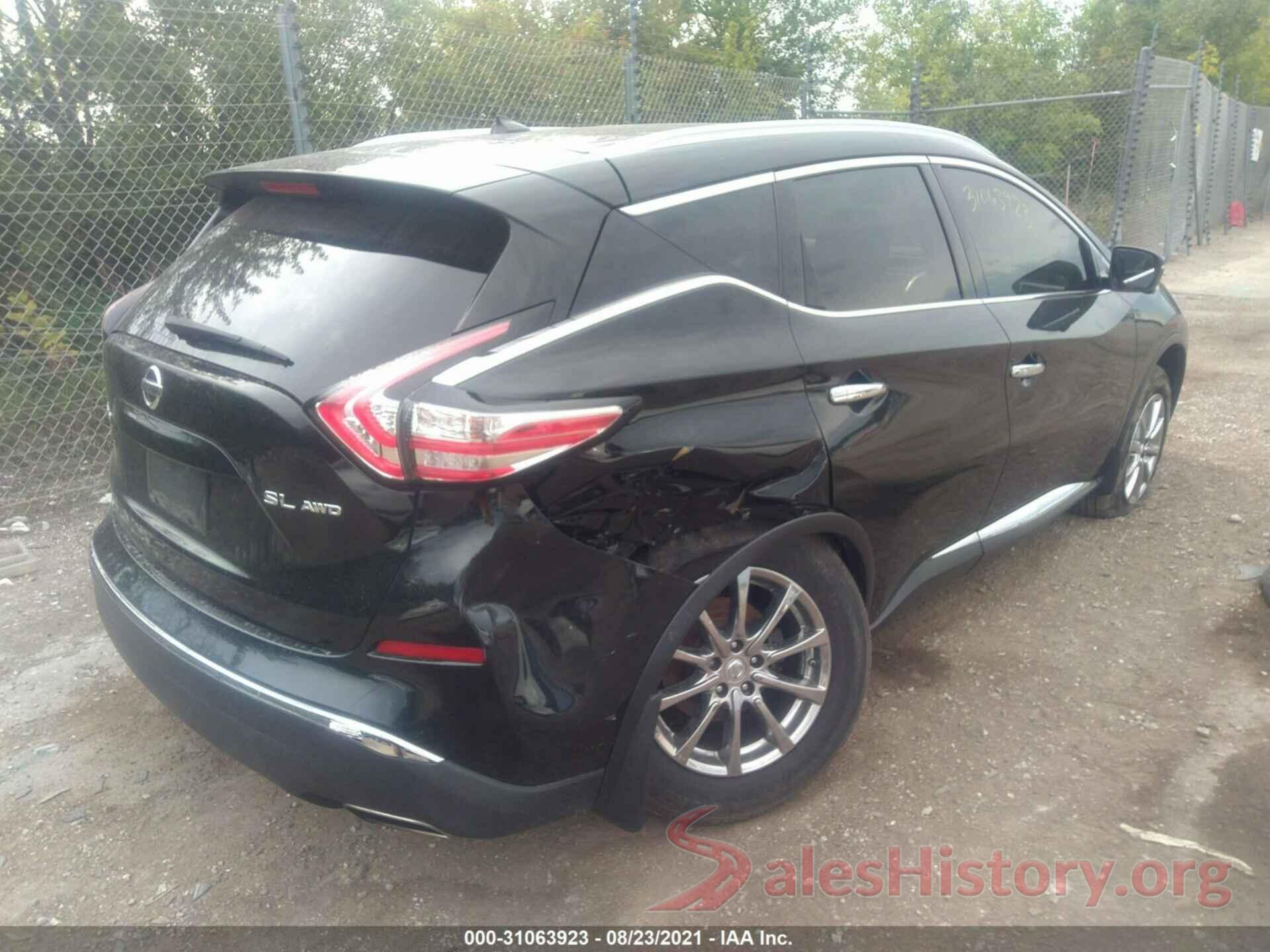 5N1AZ2MH3GN127002 2016 NISSAN MURANO