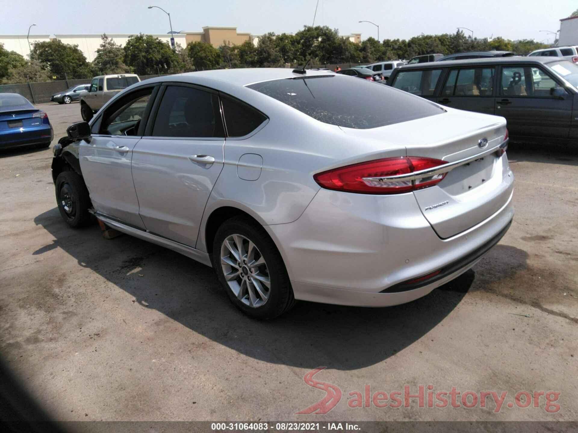 3FA6P0HD7HR275587 2017 FORD FUSION