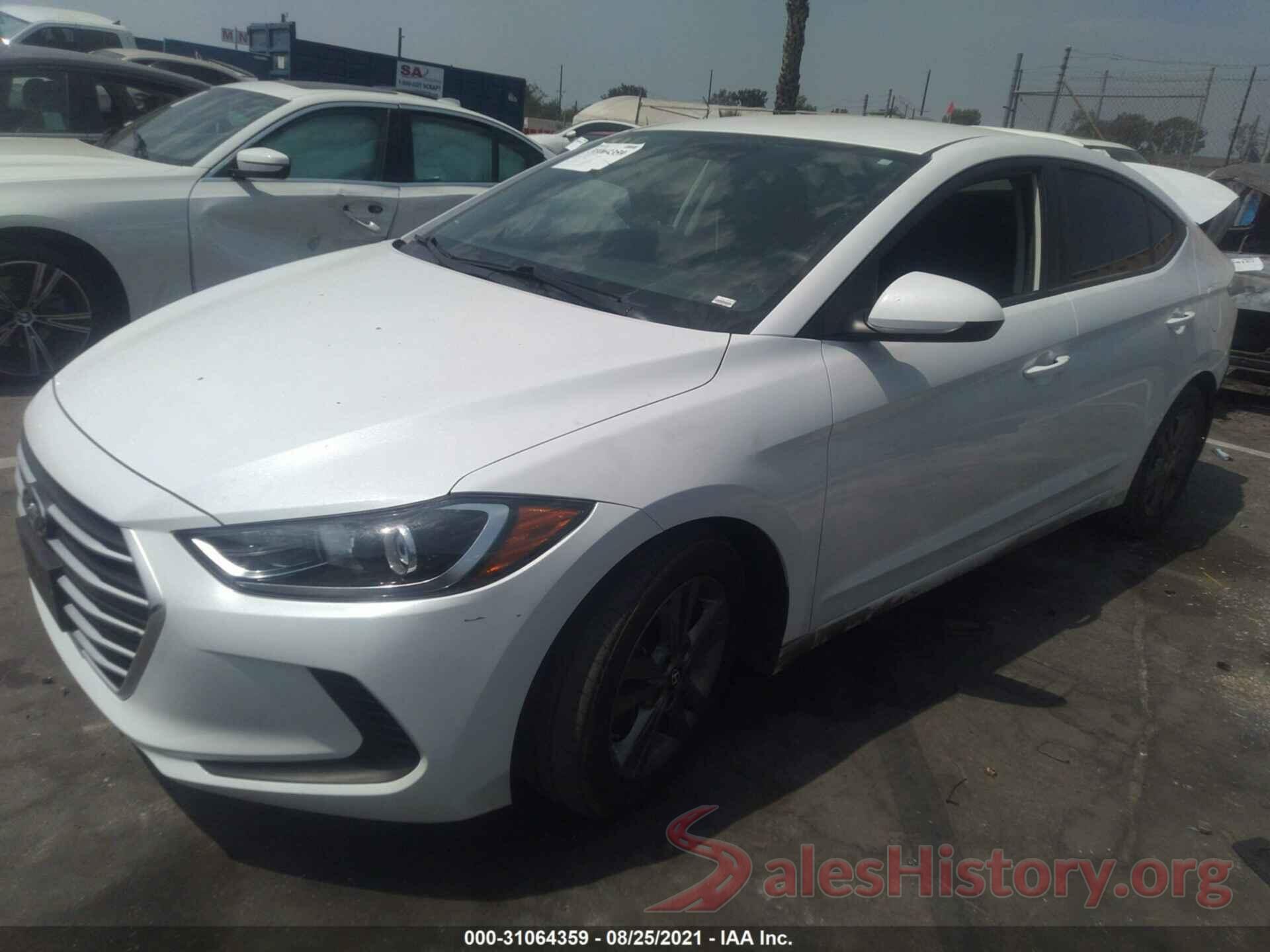 5NPD84LF3JH297058 2018 HYUNDAI ELANTRA