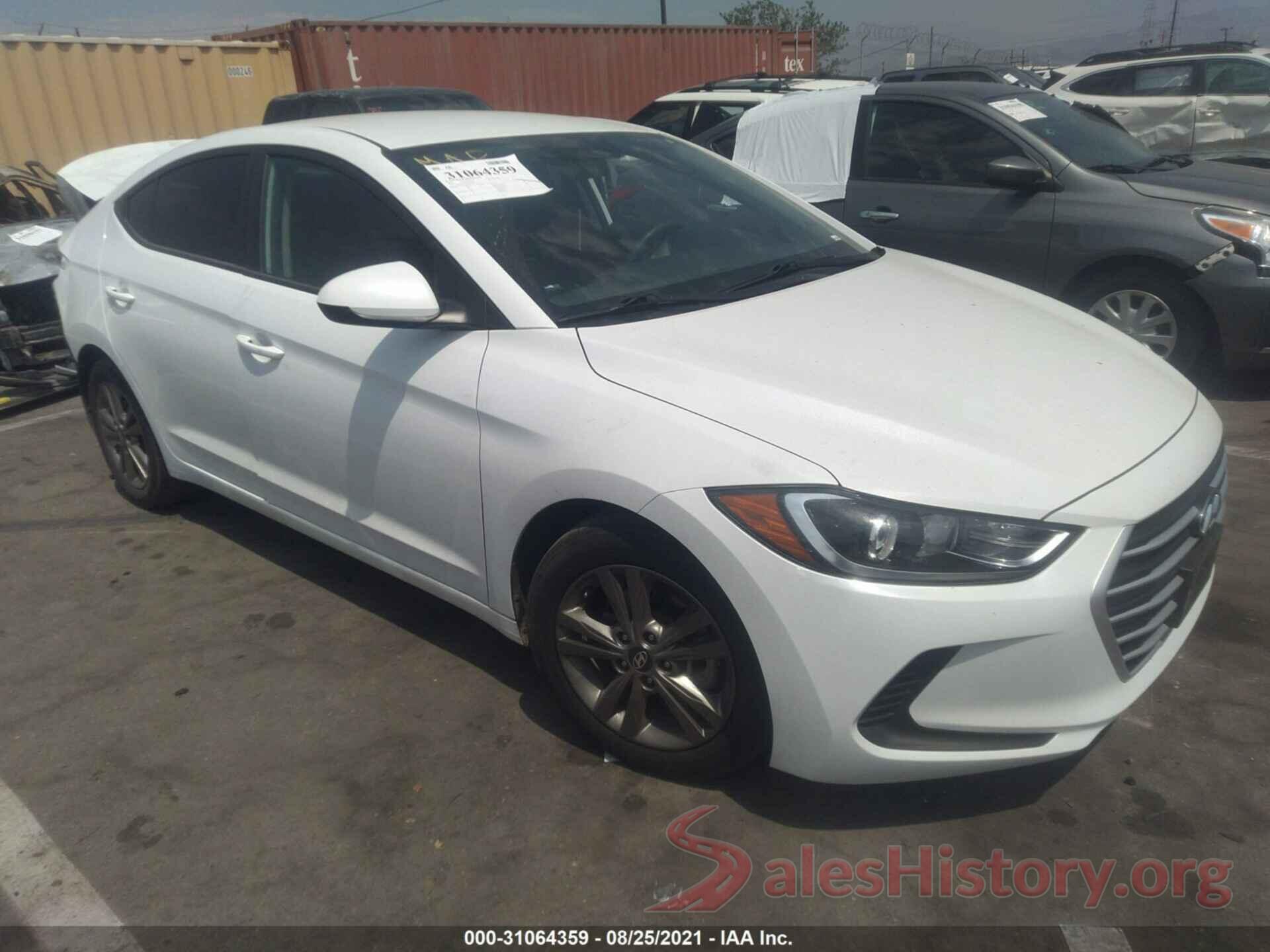 5NPD84LF3JH297058 2018 HYUNDAI ELANTRA