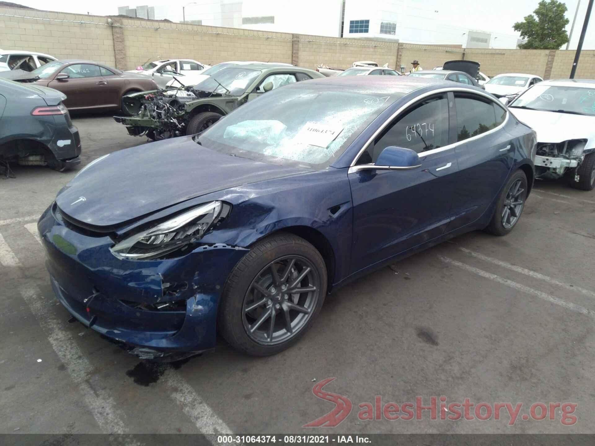 5YJ3E1EA4JF009003 2018 TESLA MODEL 3