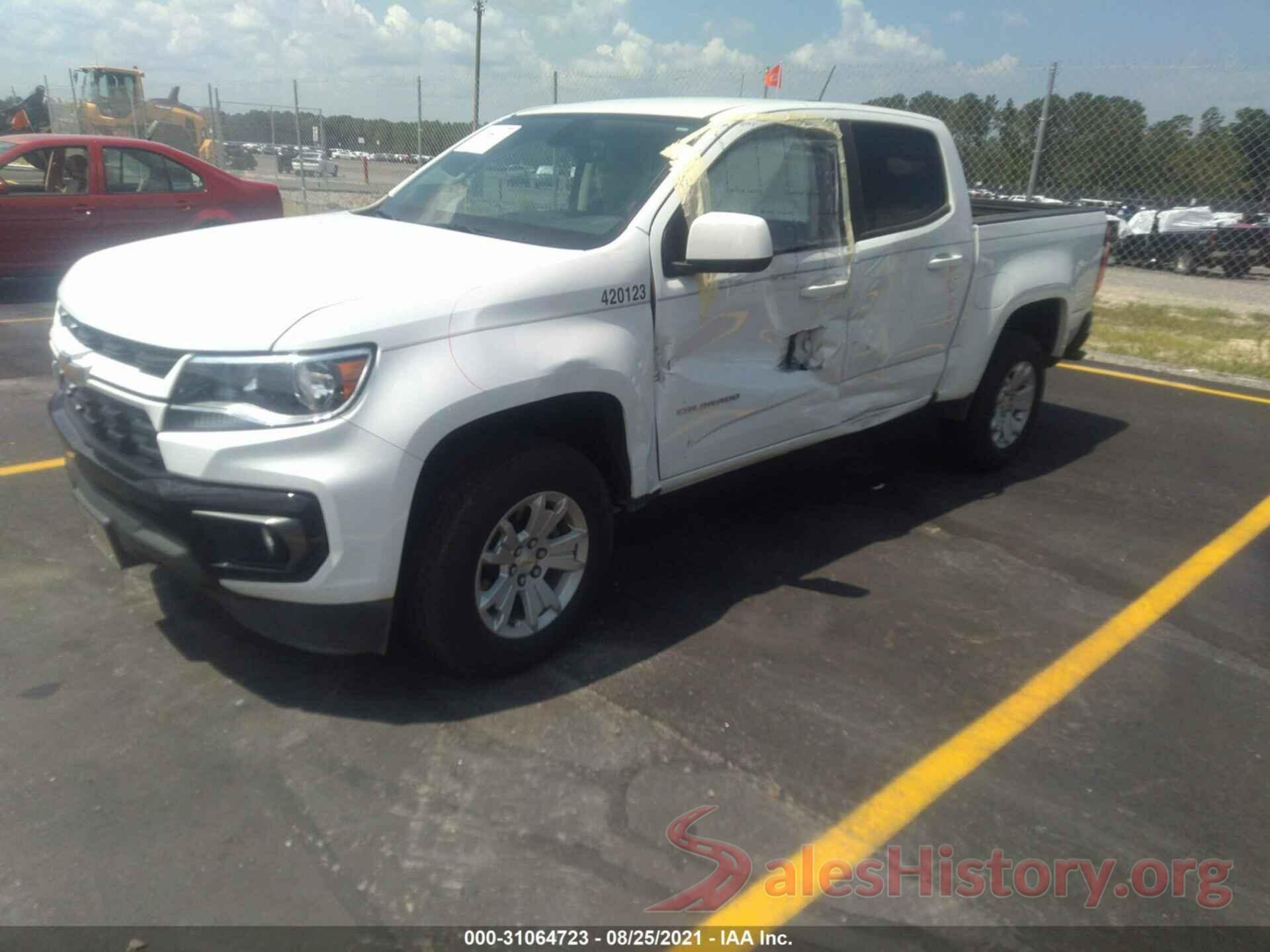 1GCGSCEN9M1118496 2021 CHEVROLET COLORADO