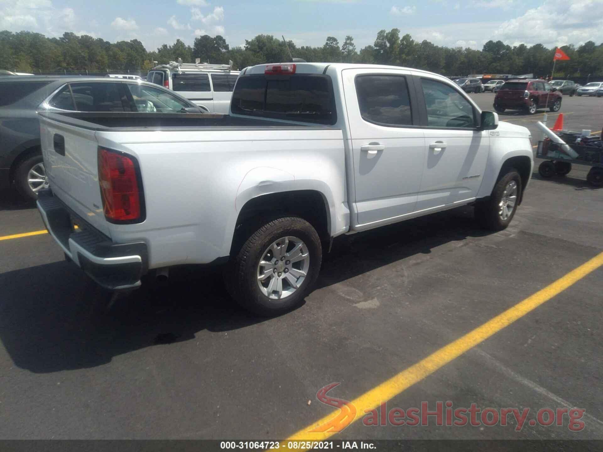 1GCGSCEN9M1118496 2021 CHEVROLET COLORADO