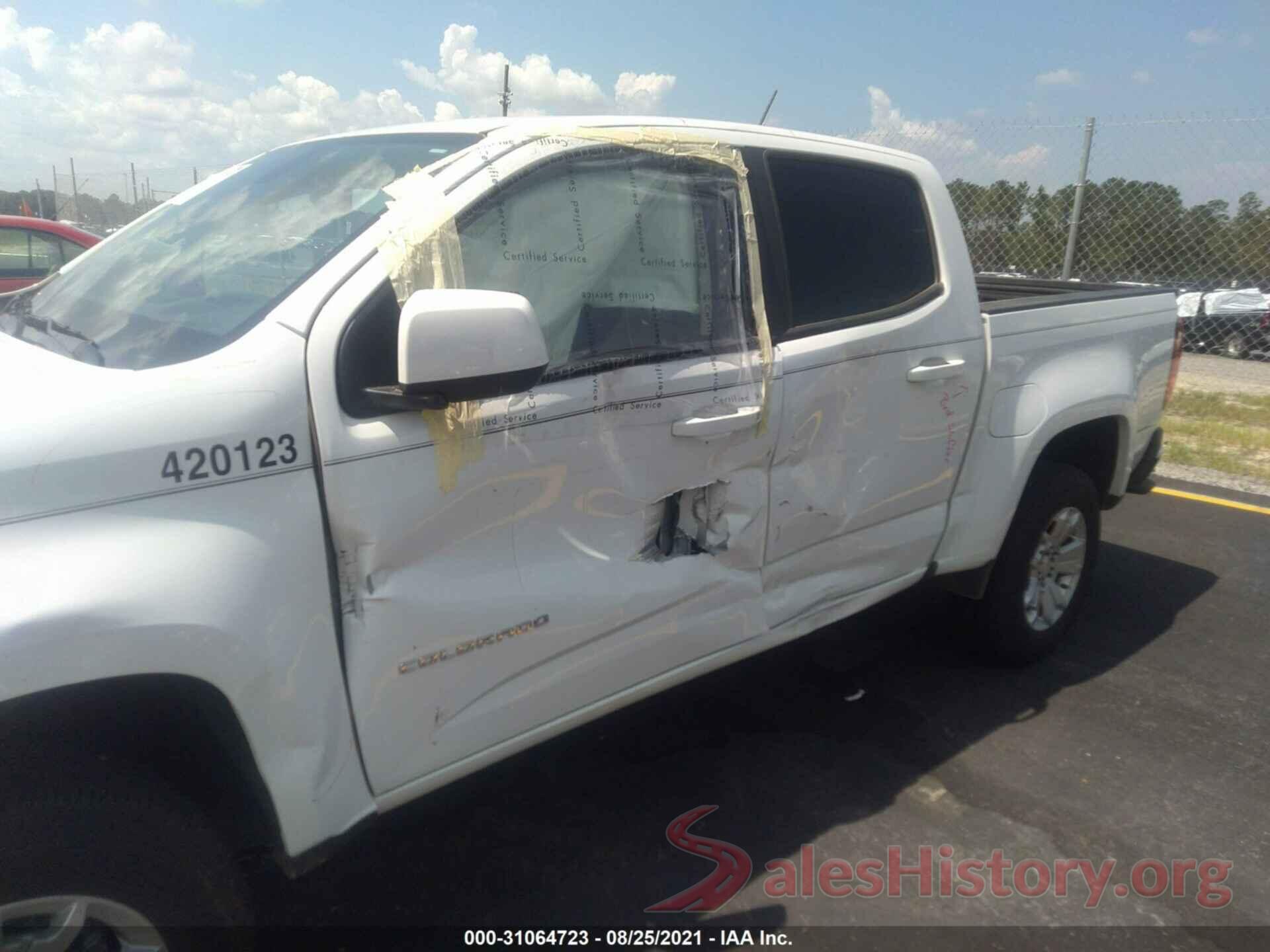 1GCGSCEN9M1118496 2021 CHEVROLET COLORADO