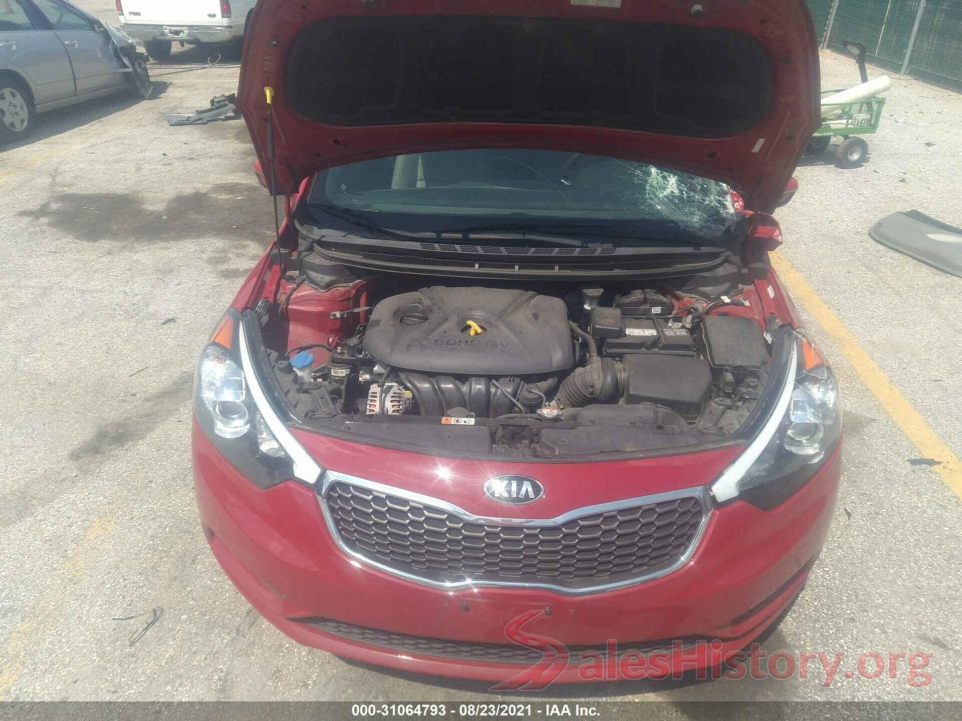 KNAFX4A67G5532808 2016 KIA FORTE