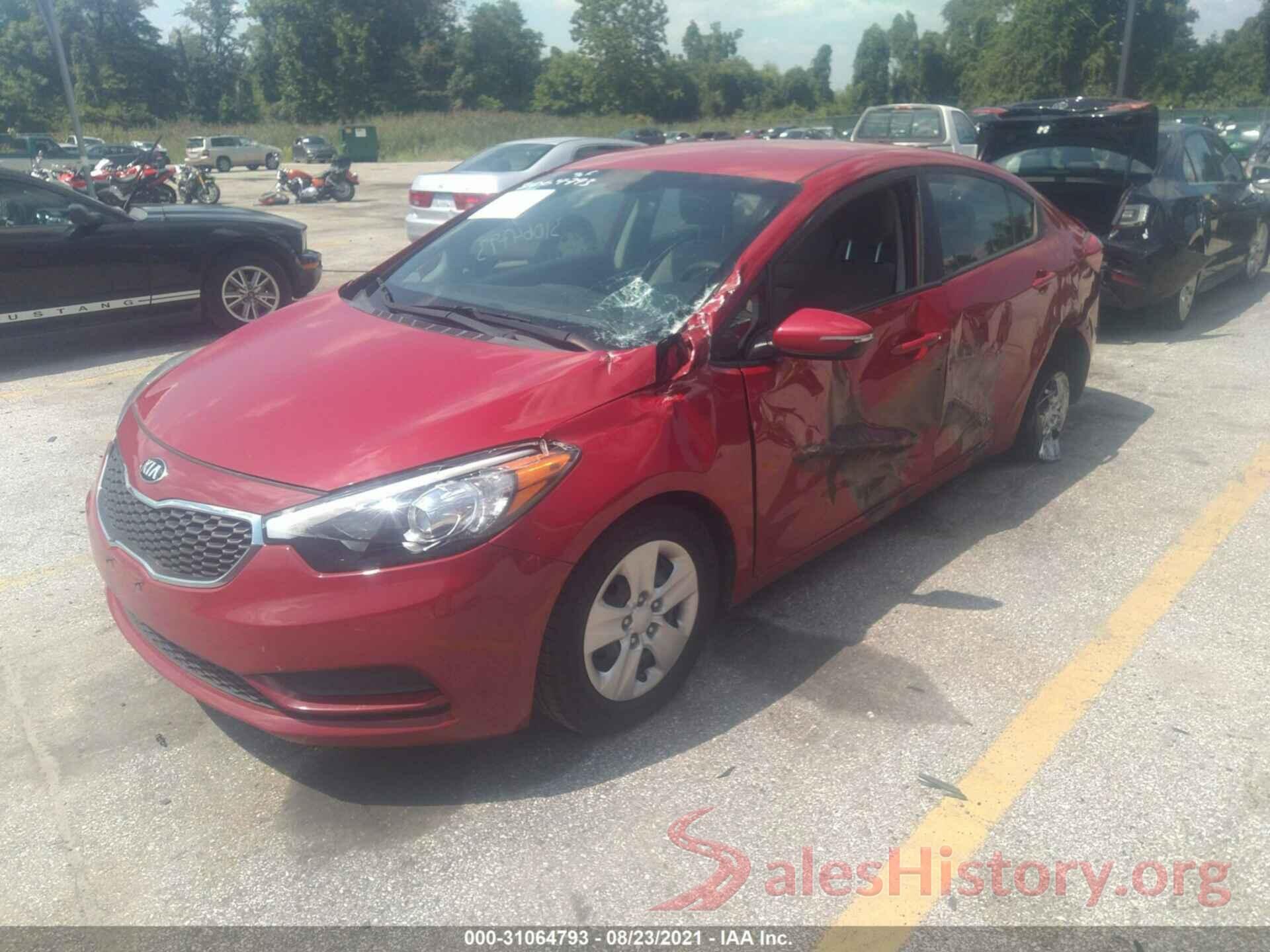 KNAFX4A67G5532808 2016 KIA FORTE