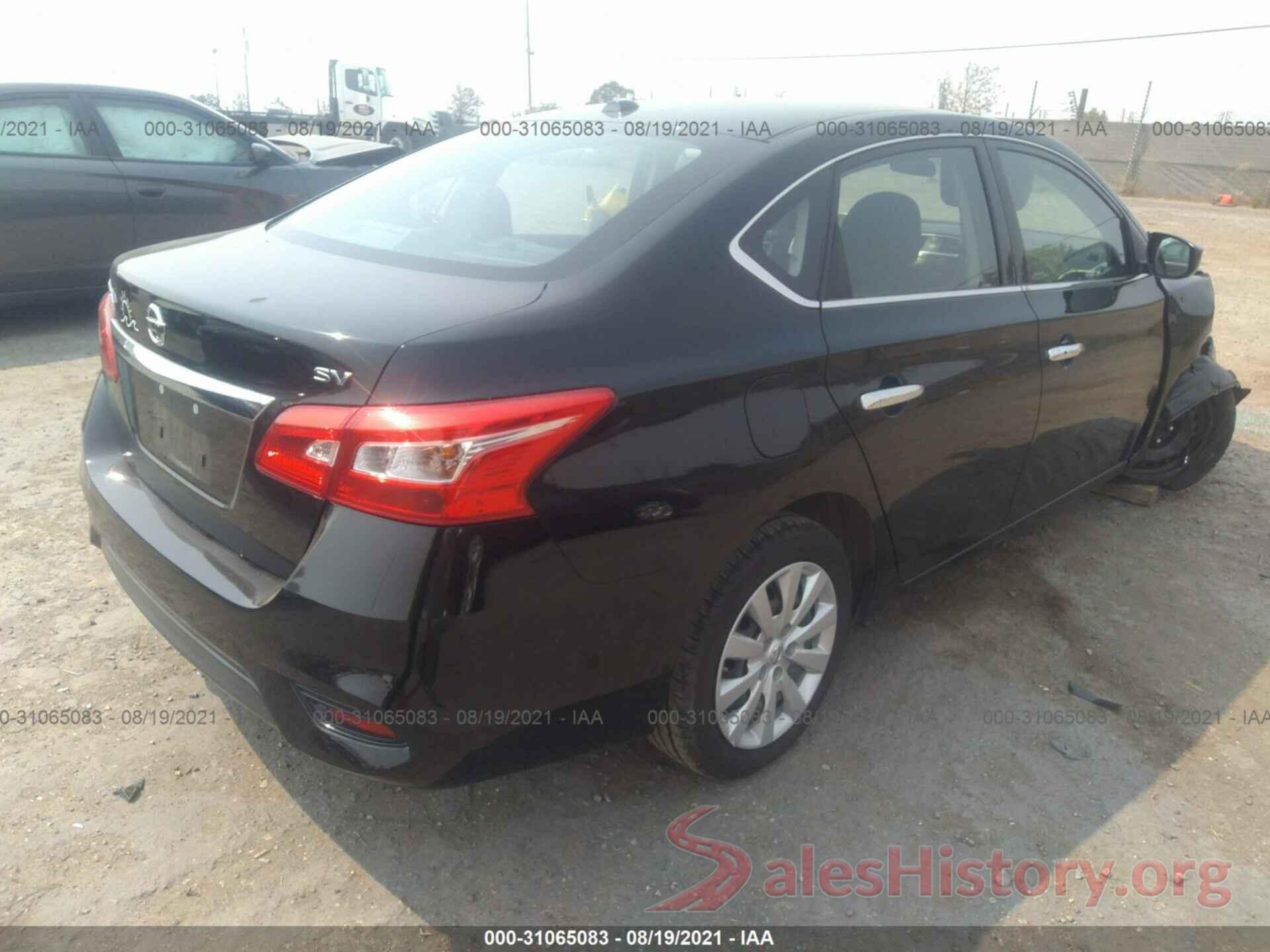 3N1AB7AP1GL663595 2016 NISSAN SENTRA